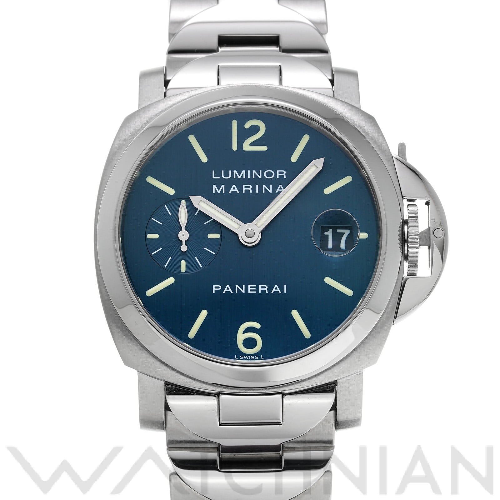 パネライ / PANERAI ルミノールマリーナ PAM00120 ブルー メンズ 時計 【中古】【wristwatch】