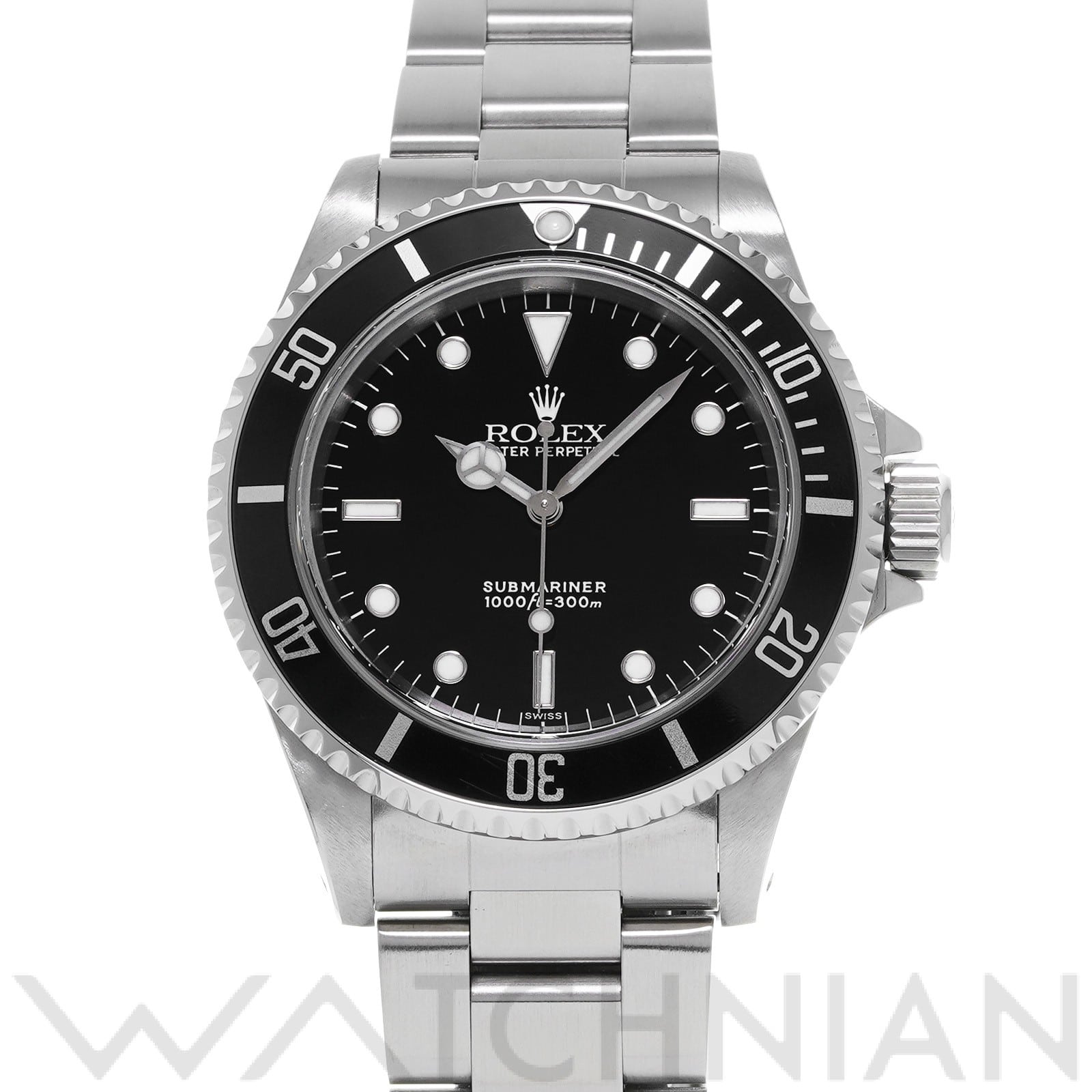 サブマリーナ 14060 A番(1999年頃製造) ブラック ロレックス ROLEX メンズ 【中古】