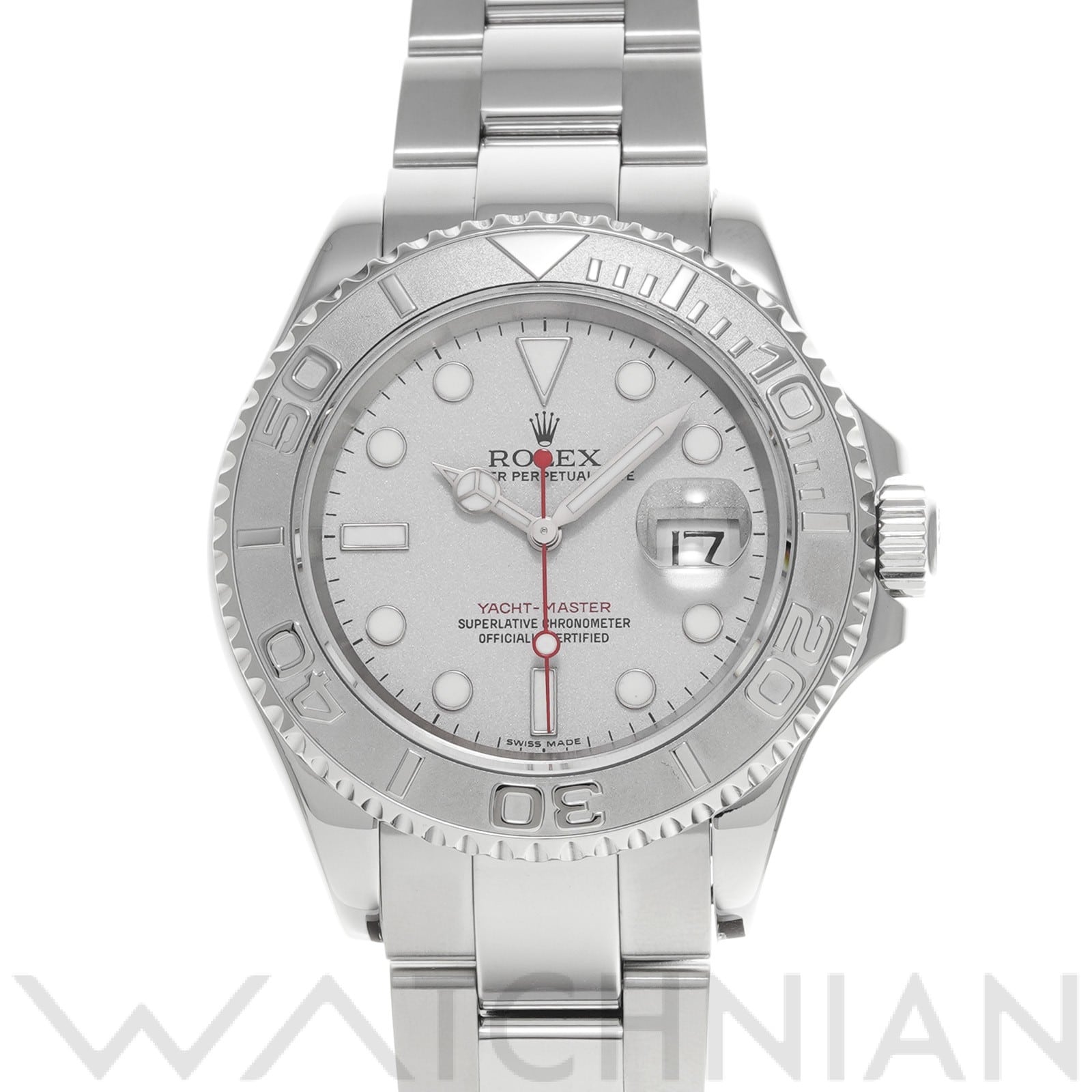 ヨットマスター ロレジウム 16622 Z番(2006年頃製造) グレー ロレックス ROLEX メンズ 【中古】