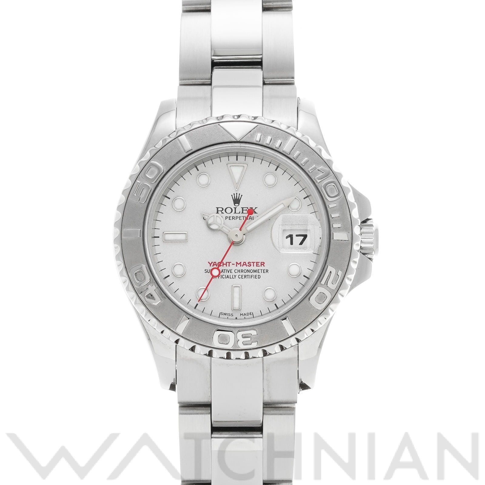 ヨットマスター 29 169622 A番(1999年頃製造) グレー ロレックス ROLEX レディース 【中古】