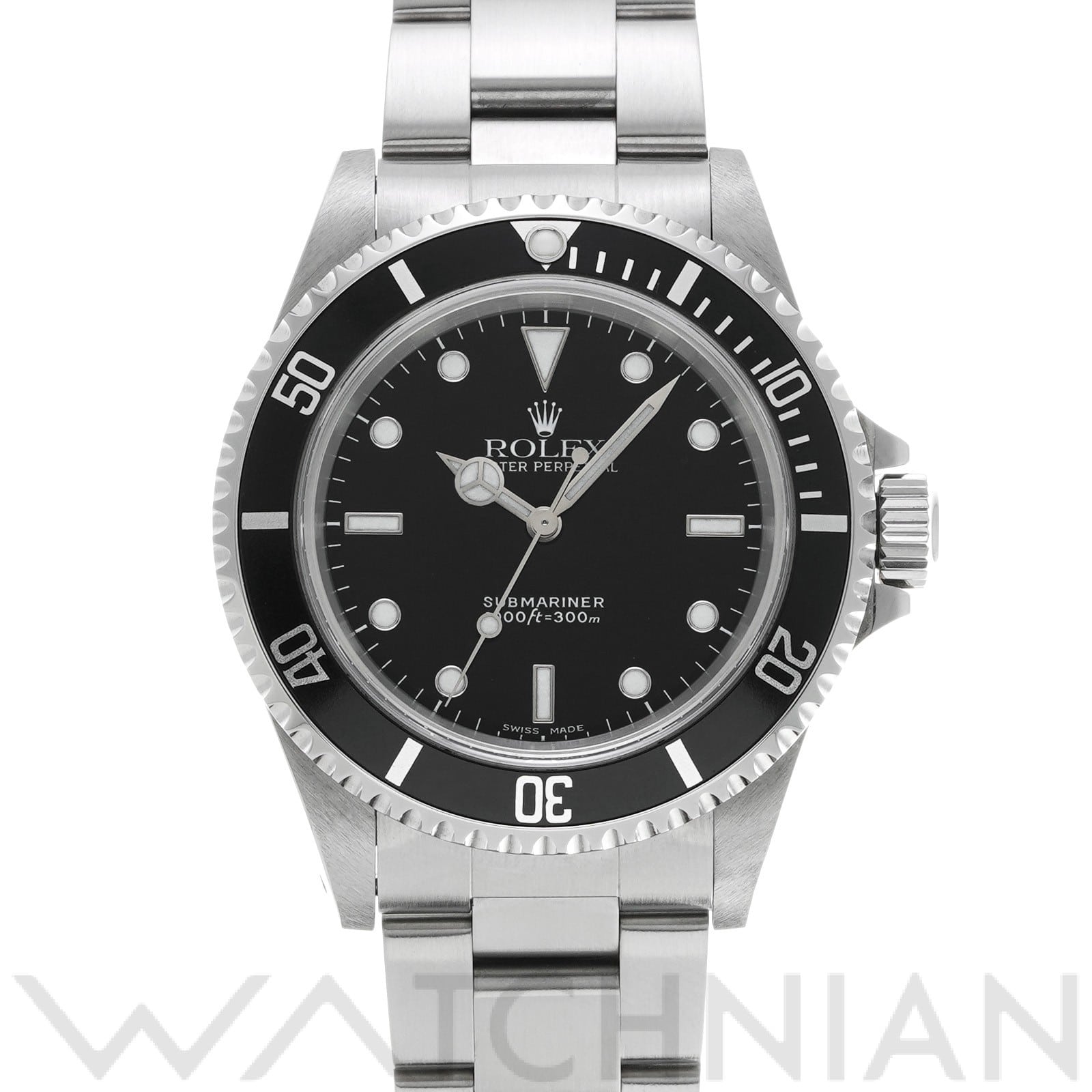 サブマリーナ 14060 P番(2000年頃製造) ブラック ロレックス ROLEX メンズ 【中古】