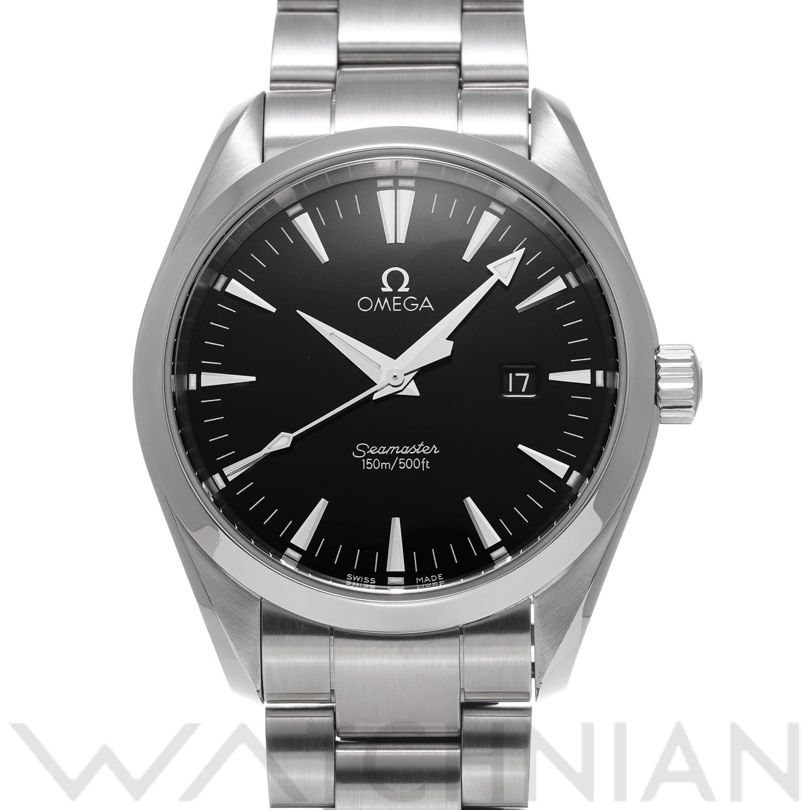 オメガ / OMEGA シーマスター アクアテラ クォーツ 2517.50 ブラック メンズ 時計 【中古】【wristwatch】