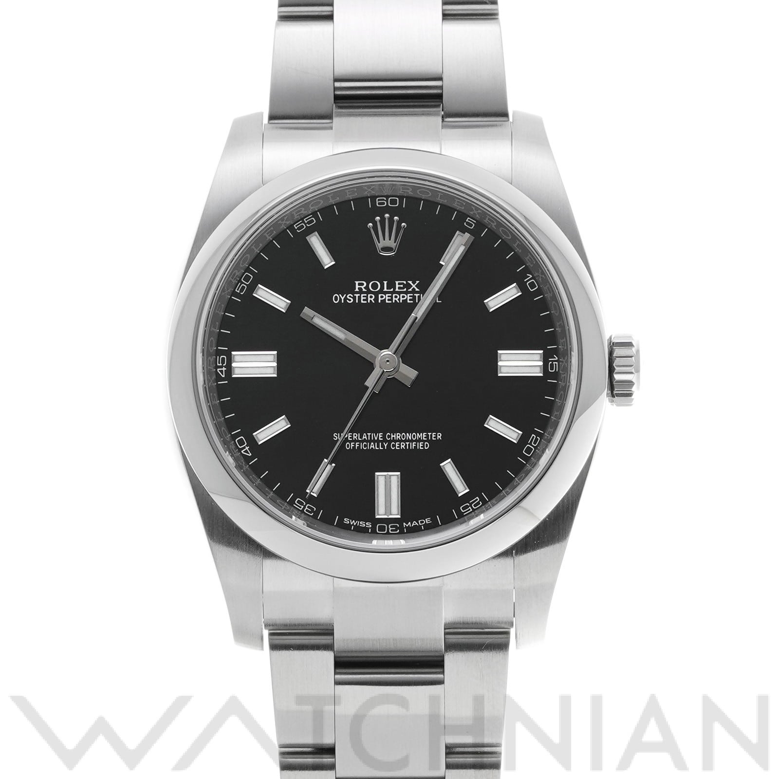 ロレックス オイスターパーペチュアル 36 116000 ブラック メンズ 時計 【中古】【wristwatch】