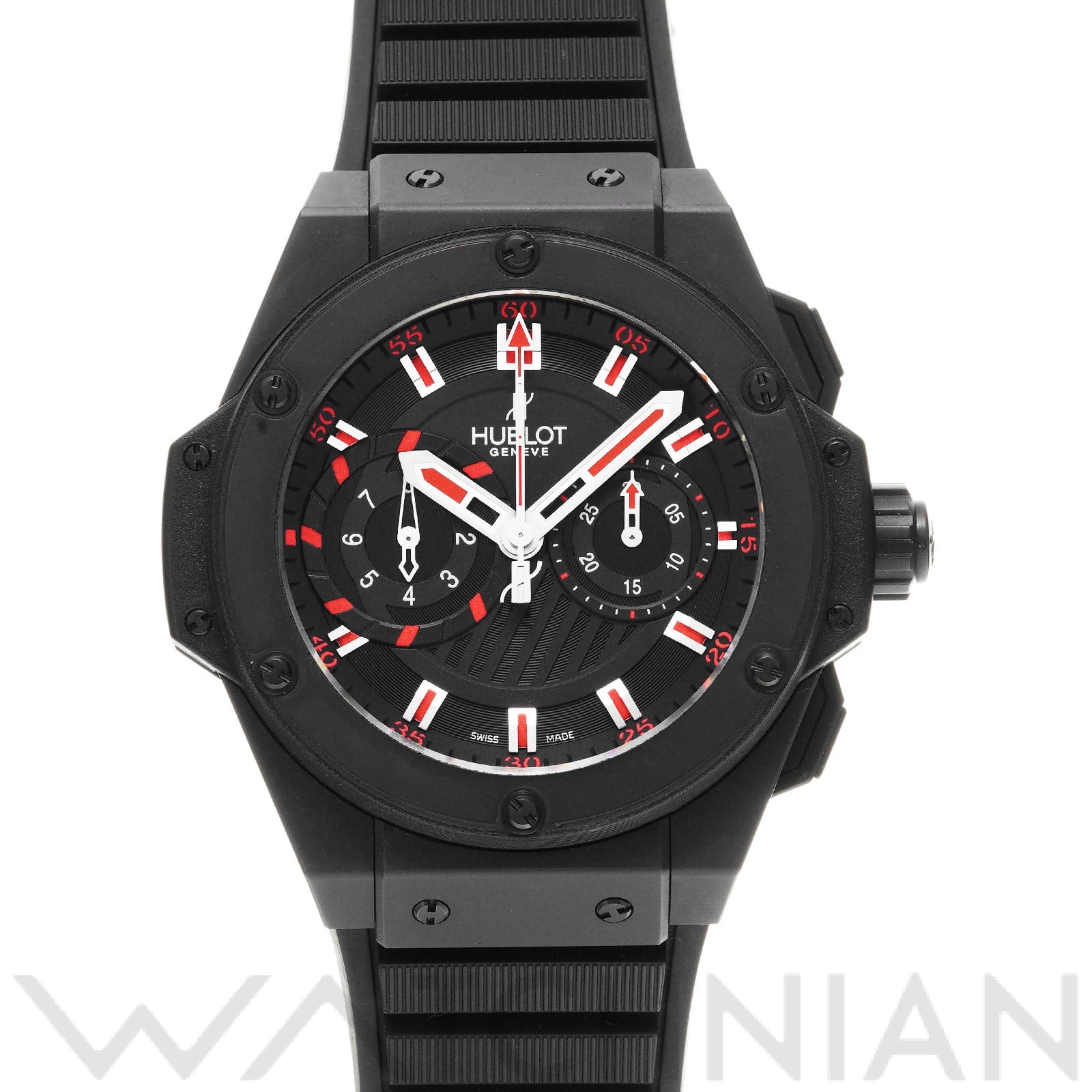 ウブロ / HUBLOT キングパワー フドロワイヤント ブラックマジック 715.CI.1123.RX ブラック メンズ 時計 【中古】【wristwatch】