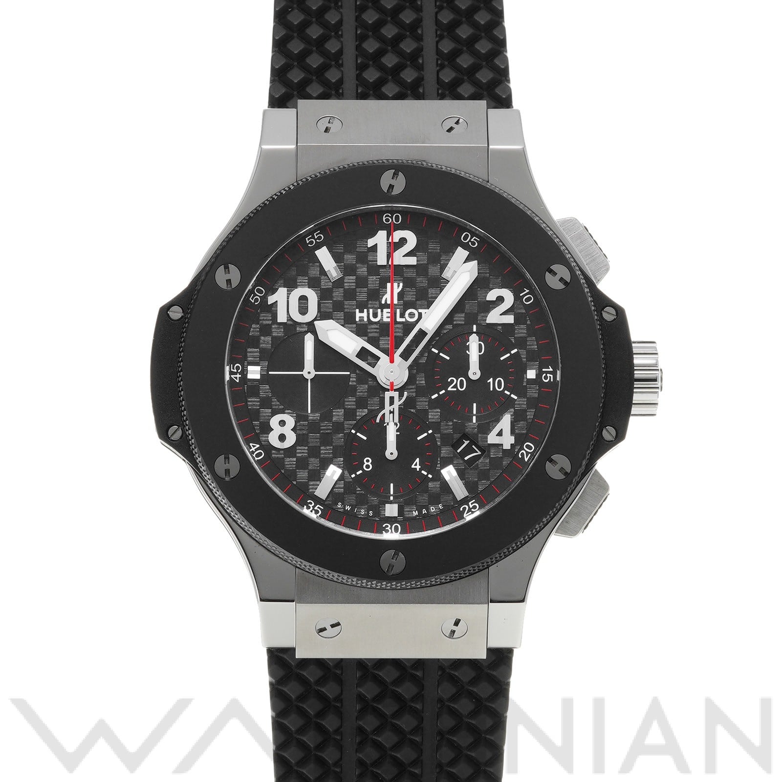 ビッグバン スチール セラミック 301.SB.131.RX ブラックカーボン ウブロ HUBLOT メンズ 【中古】
