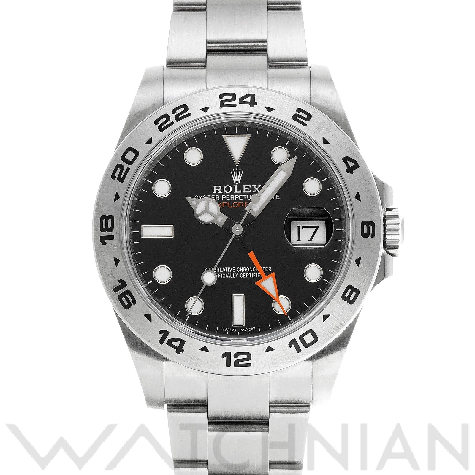 ロレックス エクスプローラーII 216570 ブラック メンズ 時計 【中古】【wristwatch】