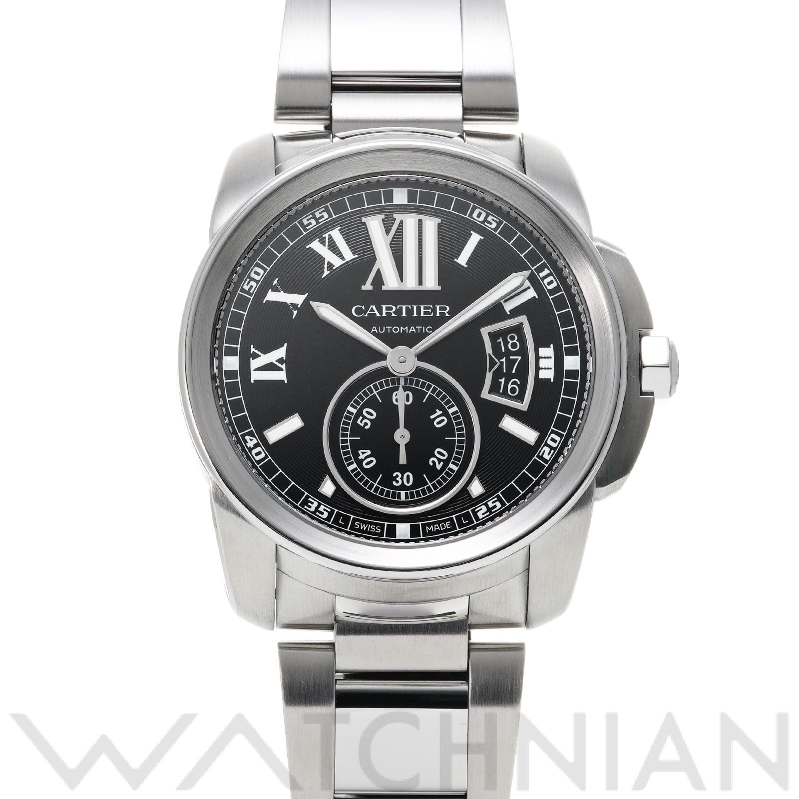 カルティエ / CARTIER カリブル ドゥ カルティエ W7100016 ブラック メンズ 時計 【中古】【wristwatch】