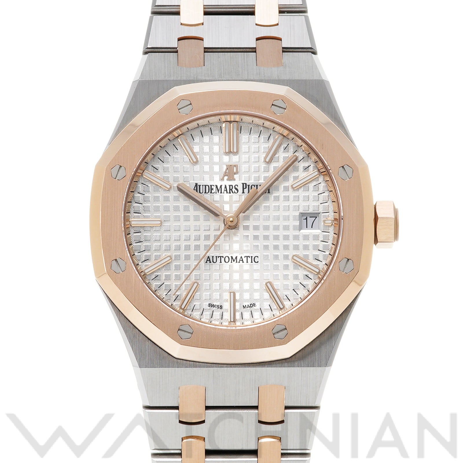 オーデマ ピゲ ロイヤルオーク 15450SR.OO.1256SR.01 シルバー ユニセックス 時計 【中古】【wristwatch】