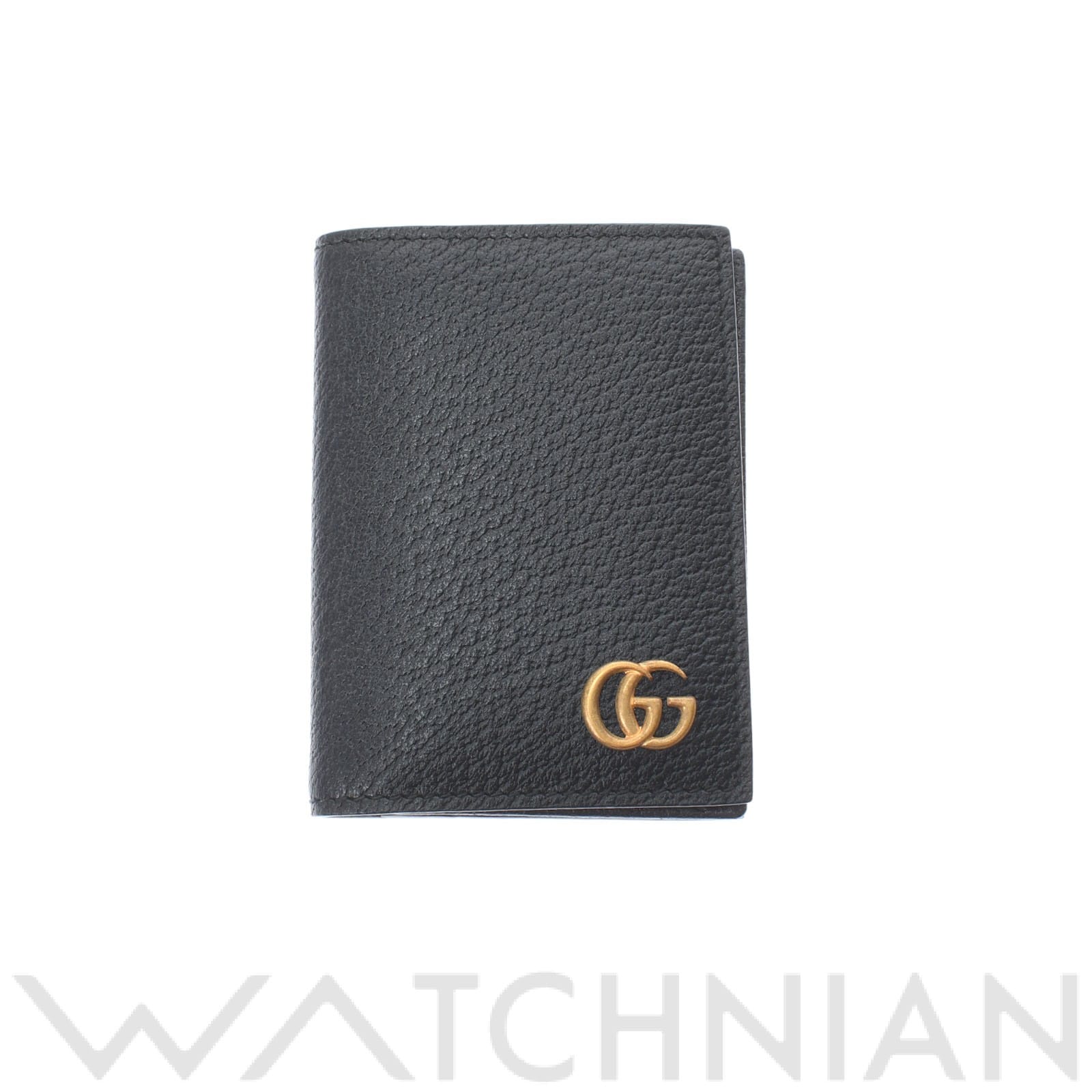 グッチ / GUCCI GGマーモント カードケース 黒 428737 1147 レザー