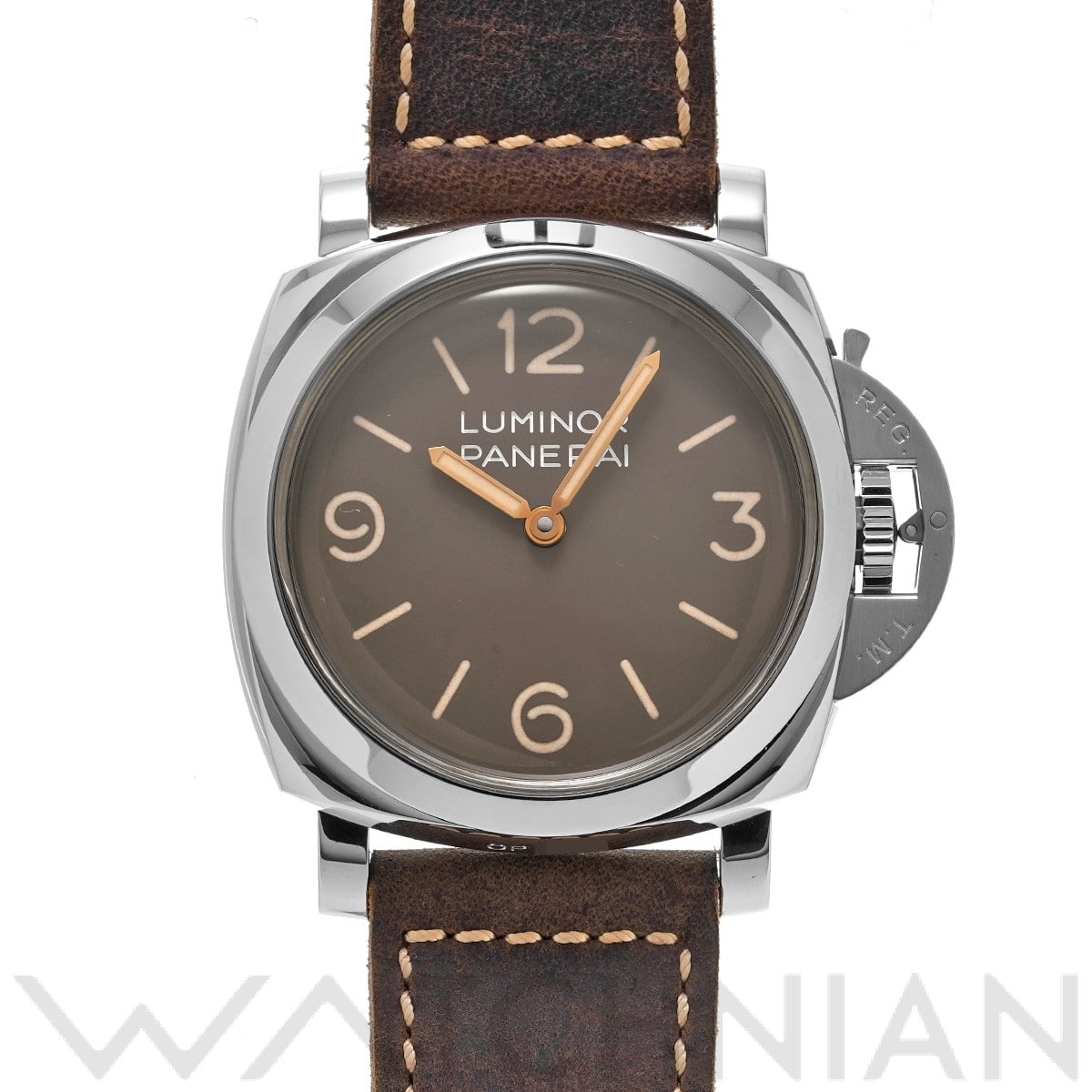 パネライ / PANERAI ルミノール 1950 3デイズ アッチャイオ PAM00663 ブラウン メンズ 時計 【中古】【wristwatch】