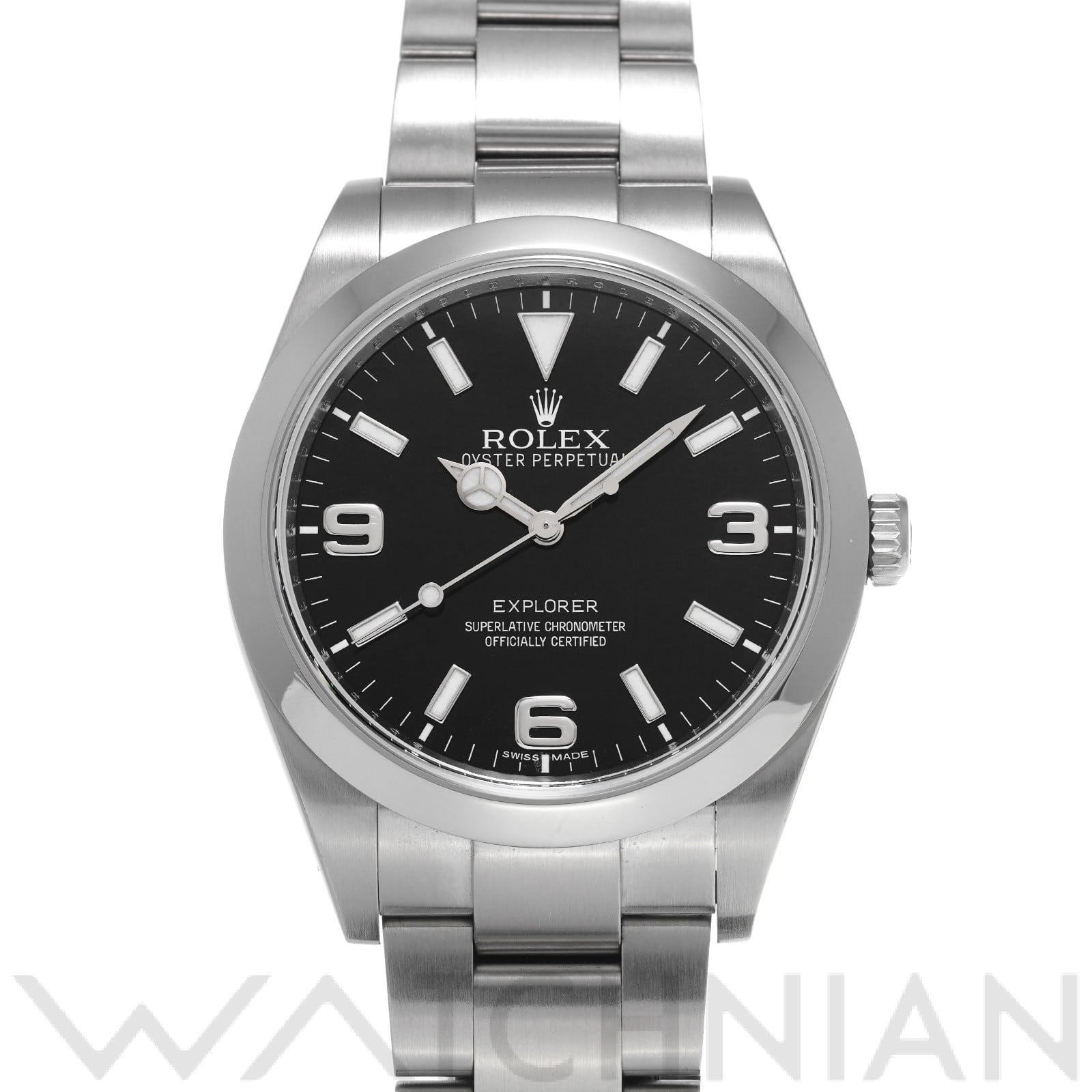 ロレックス エクスプローラー 214270 ブラック メンズ 時計 【中古】【wristwatch】