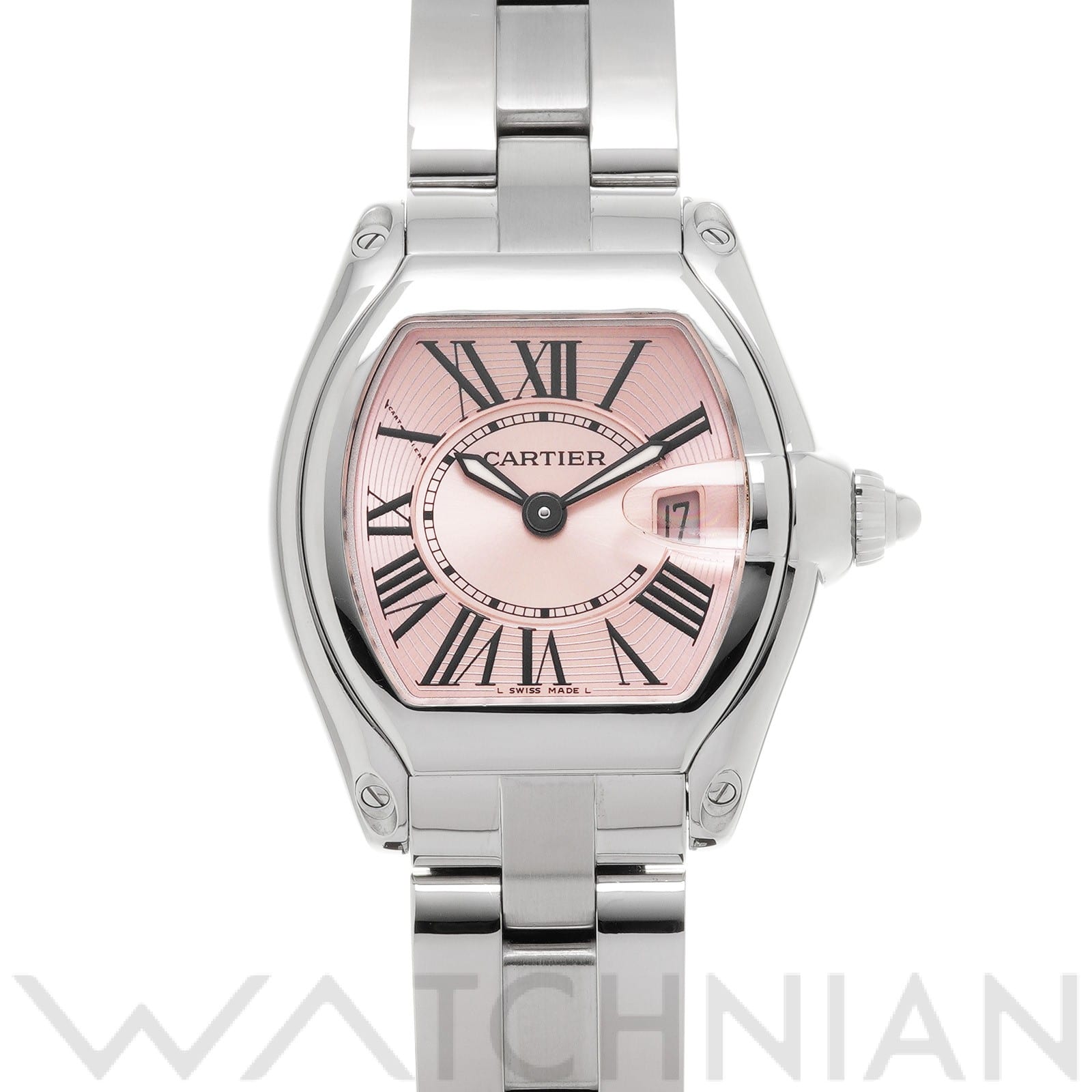 カルティエ / CARTIER ロードスター SM W62017V3 ピンク レディース 時計 【中古】【wristwatch】