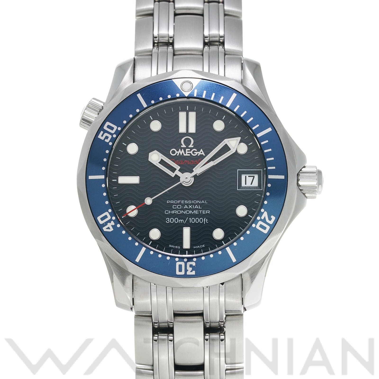 オメガ / OMEGA シーマスター ダイバー300 コーアクシャル 2222.80 ブルー メンズ 時計 【中古】【wristwatch】