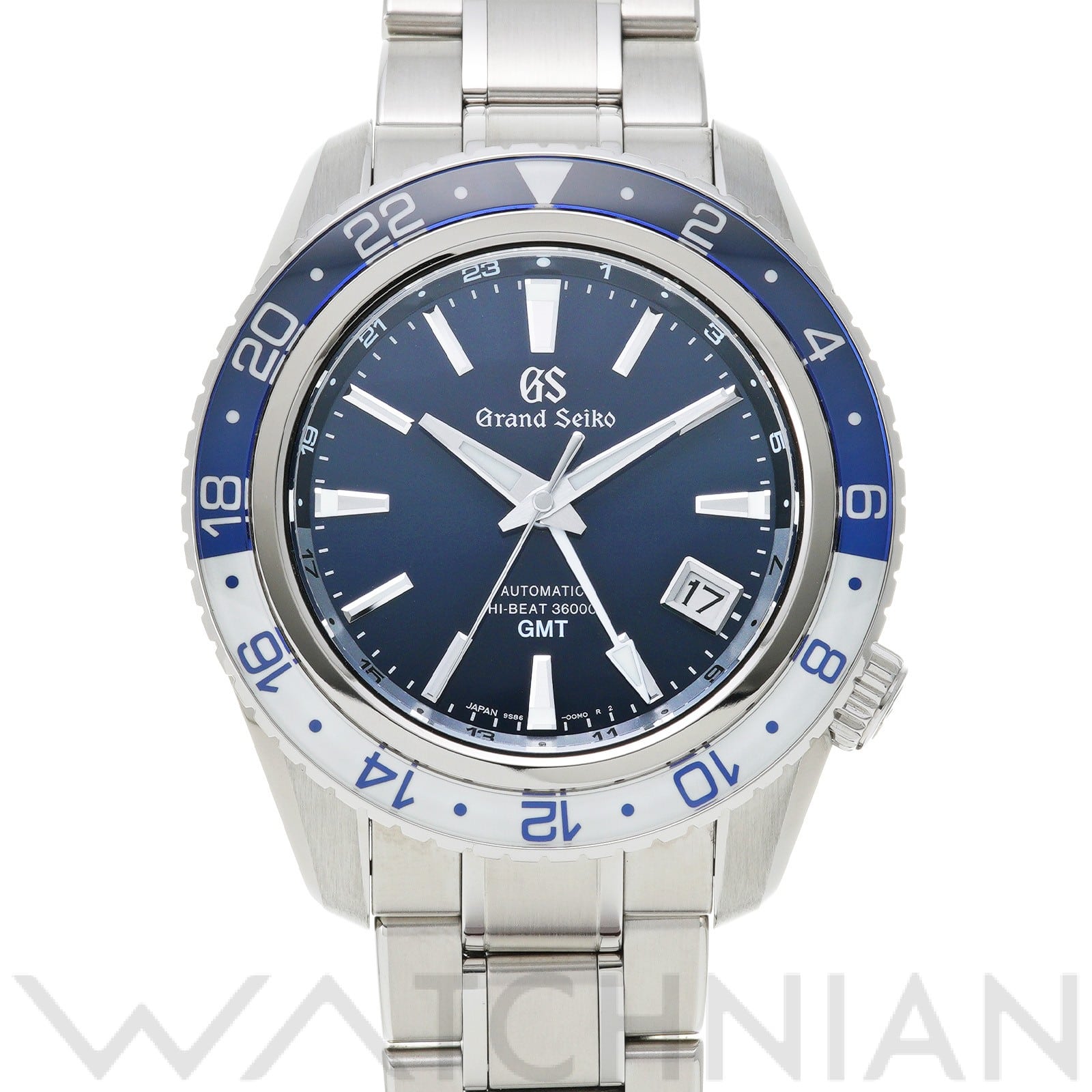 グランドセイコー / Grand Seiko スポーツコレクション メカニカル ハイビート36000 GMT SBGJ237 ミッドナイトブルー メンズ 時計 【中古】【wristwatch】