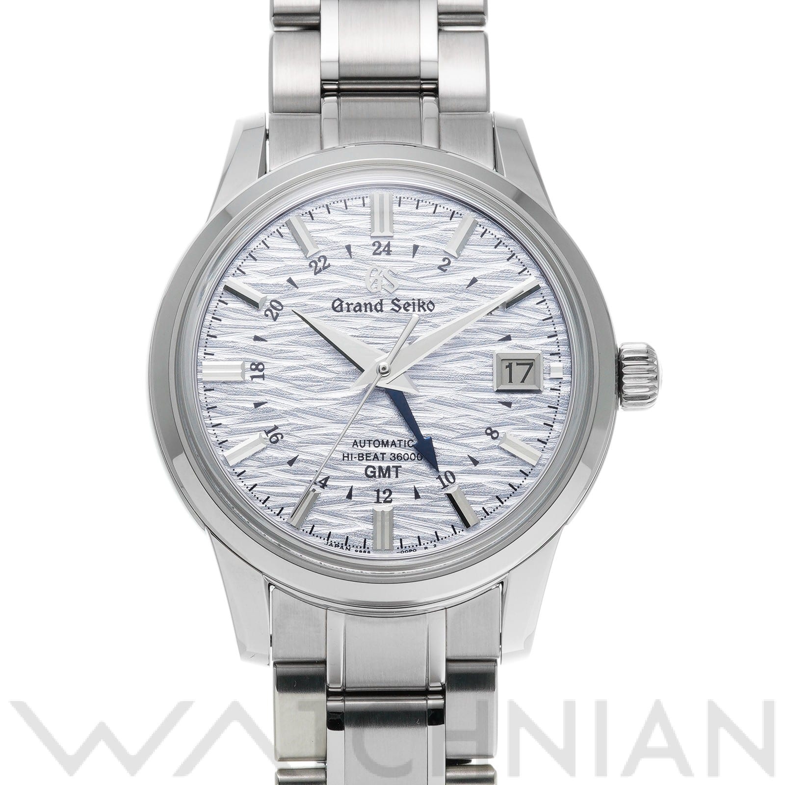 グランドセイコー / Grand Seiko エレガンスコレクション メカニカル ハイビート36000 GMT SBGJ249 ブルー メンズ 時計 【中古】【wristwatch】
