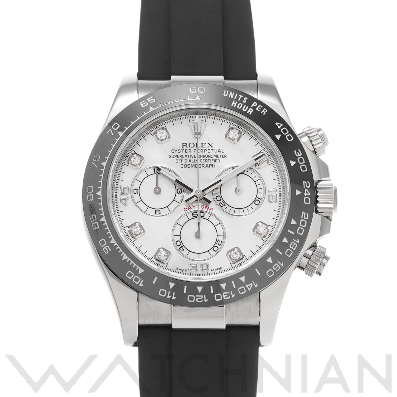 ロレックス コスモグラフ デイトナ 116519LNNG ホワイトシェル/ダイヤモンド メンズ 時計 【中古】【wristwatch】