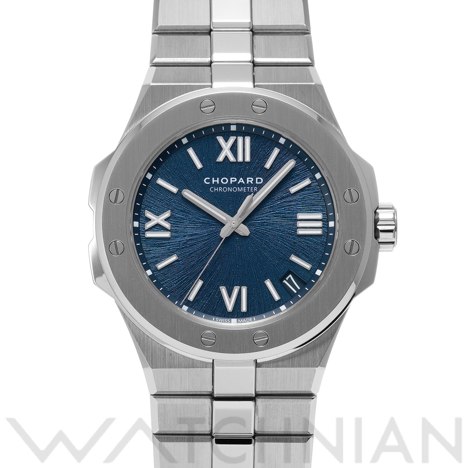 ショパール アルパイン イーグル ラージ 298600-3001 ブルー メンズ 時計 【中古】【wristwatch】