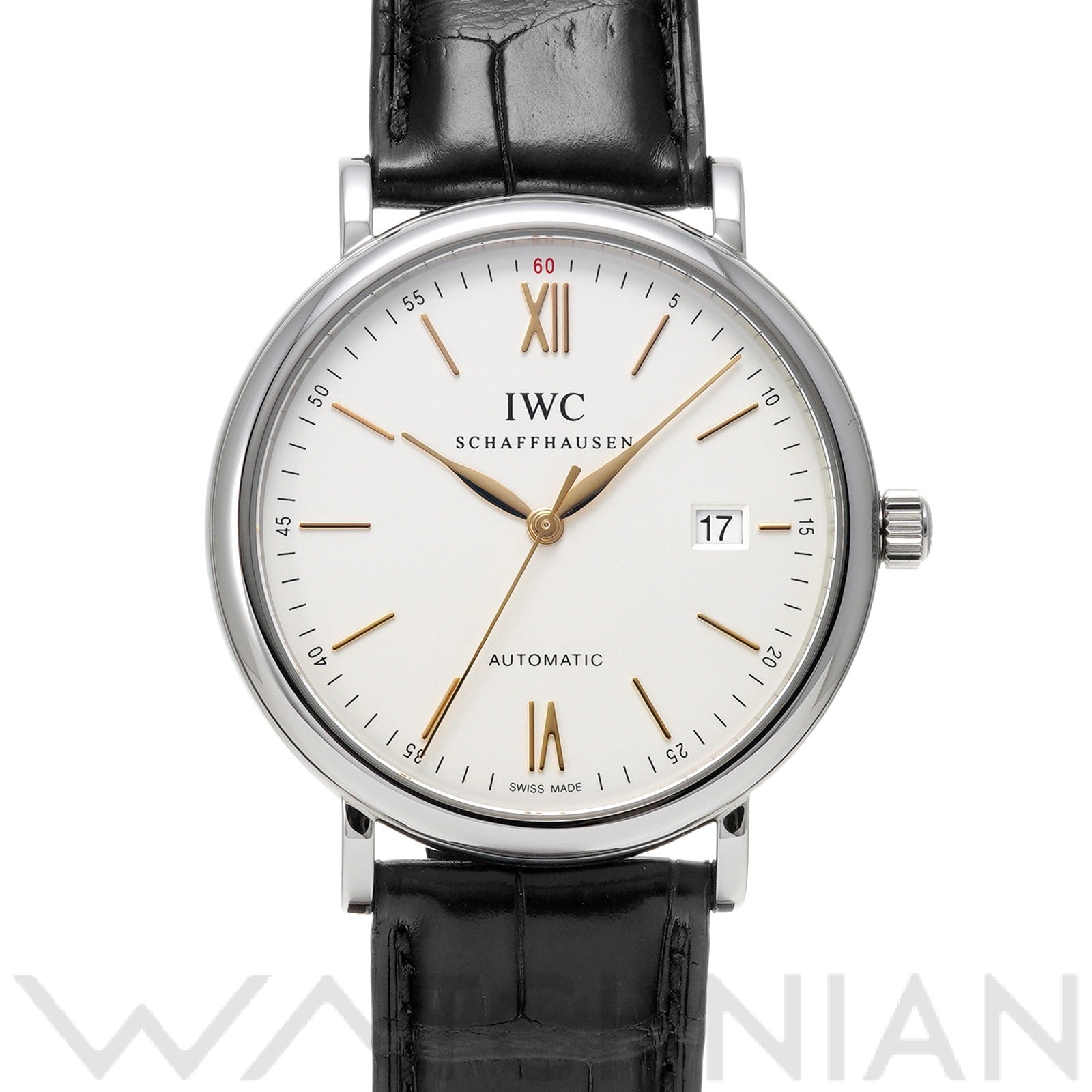 ポートフィノ オートマティック IW356517 シルバー インターナショナルウォッチカンパニー IWC メンズ 【中古】