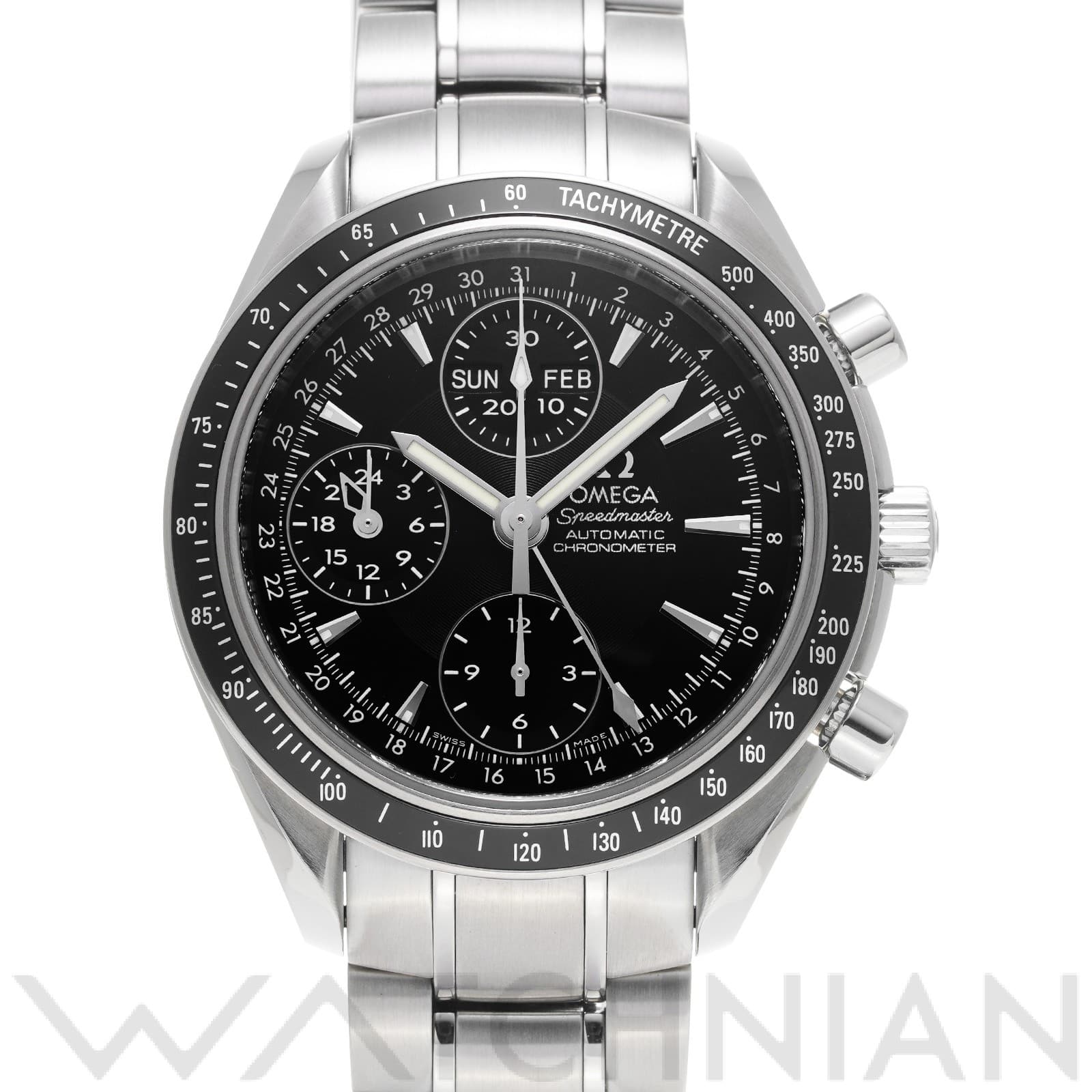 オメガ / OMEGA スピードマスター トリプルカレンダー 3220.50 ブラック メンズ 時計 【中古】【wristwatch】