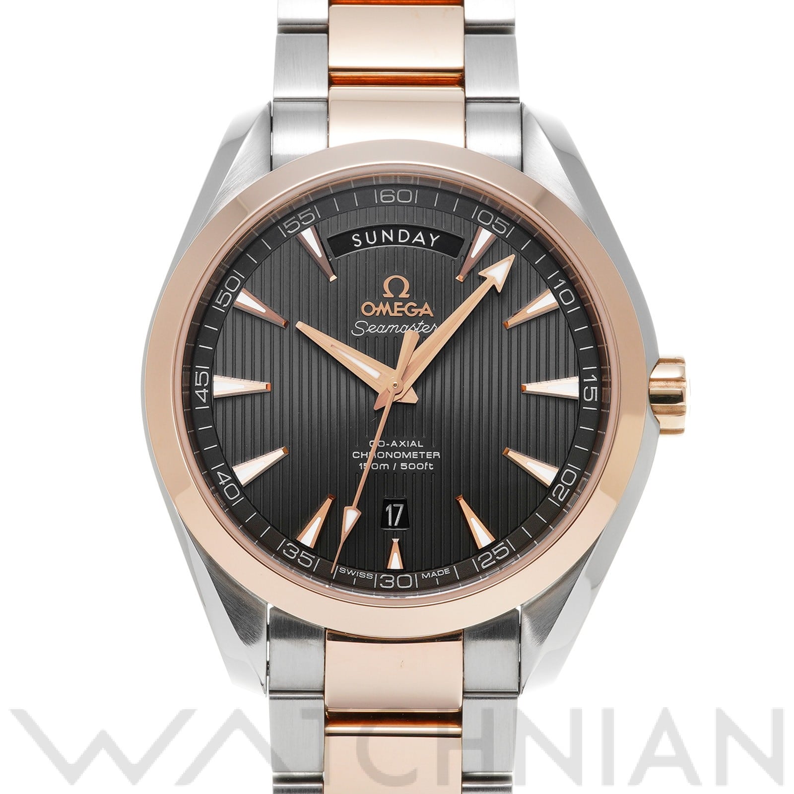 オメガ / OMEGA シーマスター アクアテラ コーアクシャル デイデイト 231.20.42.22.06.001 グレー メンズ 時計 【中古】【wristwatch】