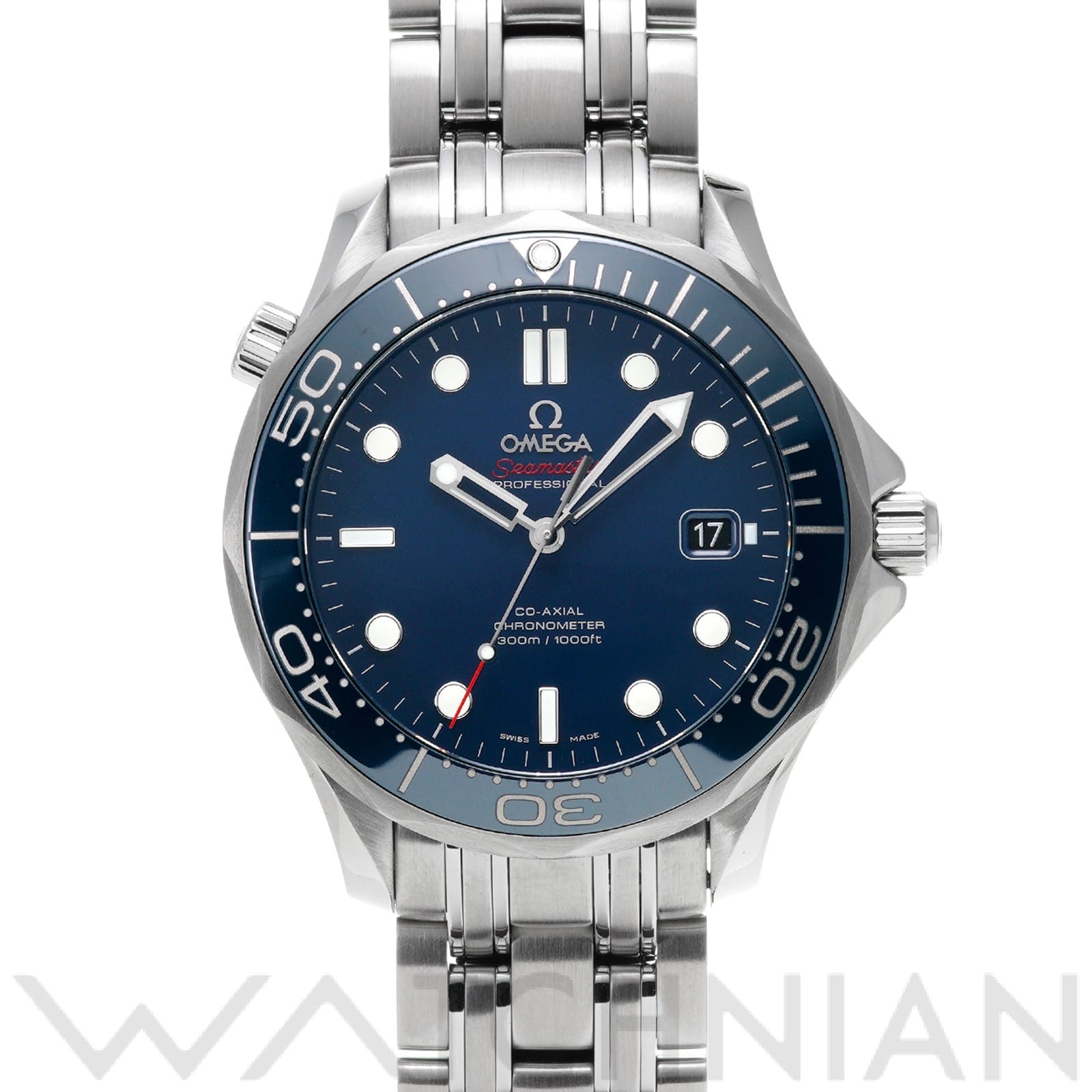 オメガ / OMEGA シーマスター ダイバー300 コーアクシャル 212.30.41.20.03.001 ブルー メンズ 時計 【中古】【wristwatch】