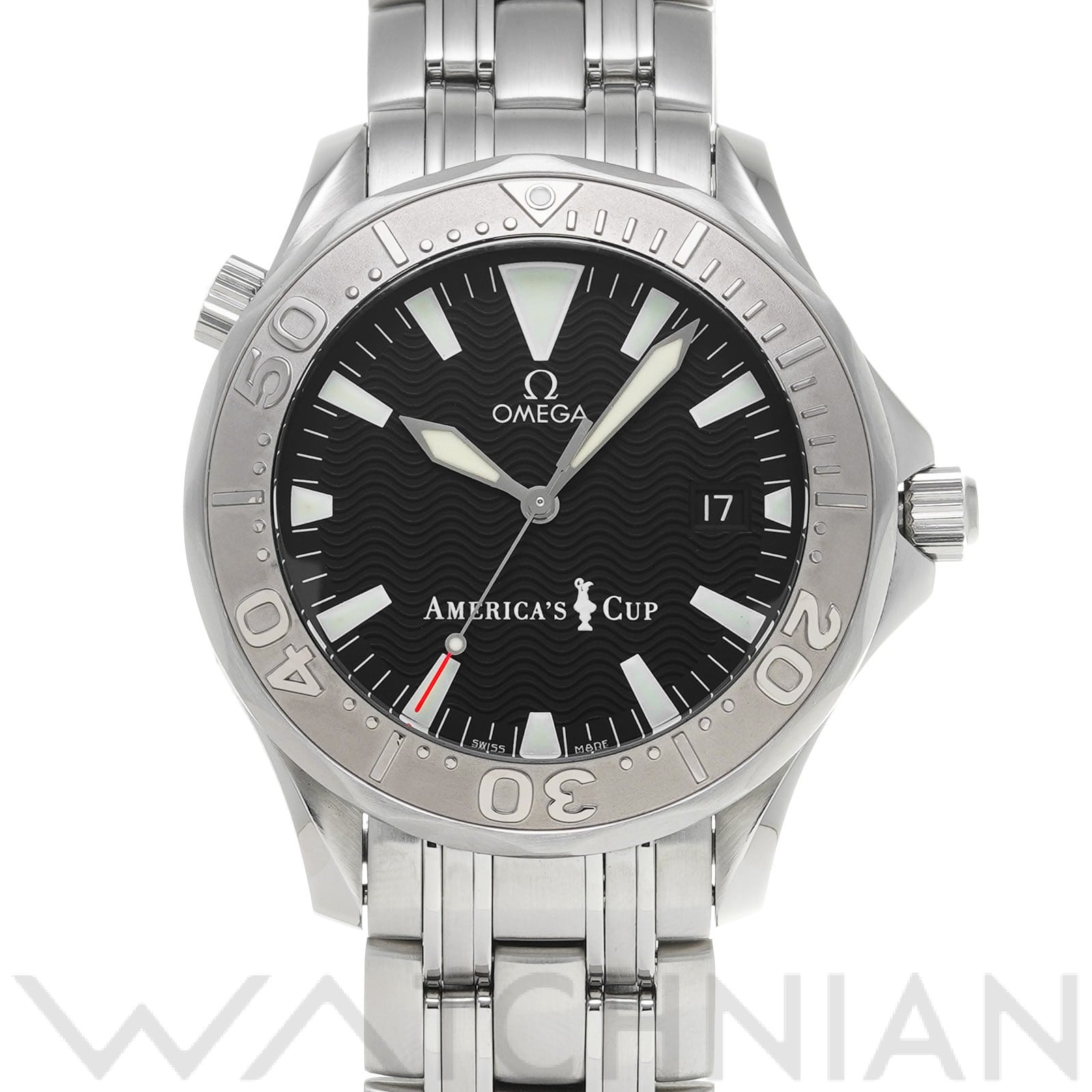 オメガ / OMEGA シーマスター プロフェッショナル 300 アメリカズカップ 2533.50 ブラック メンズ 時計 【中古】【wristwatch】