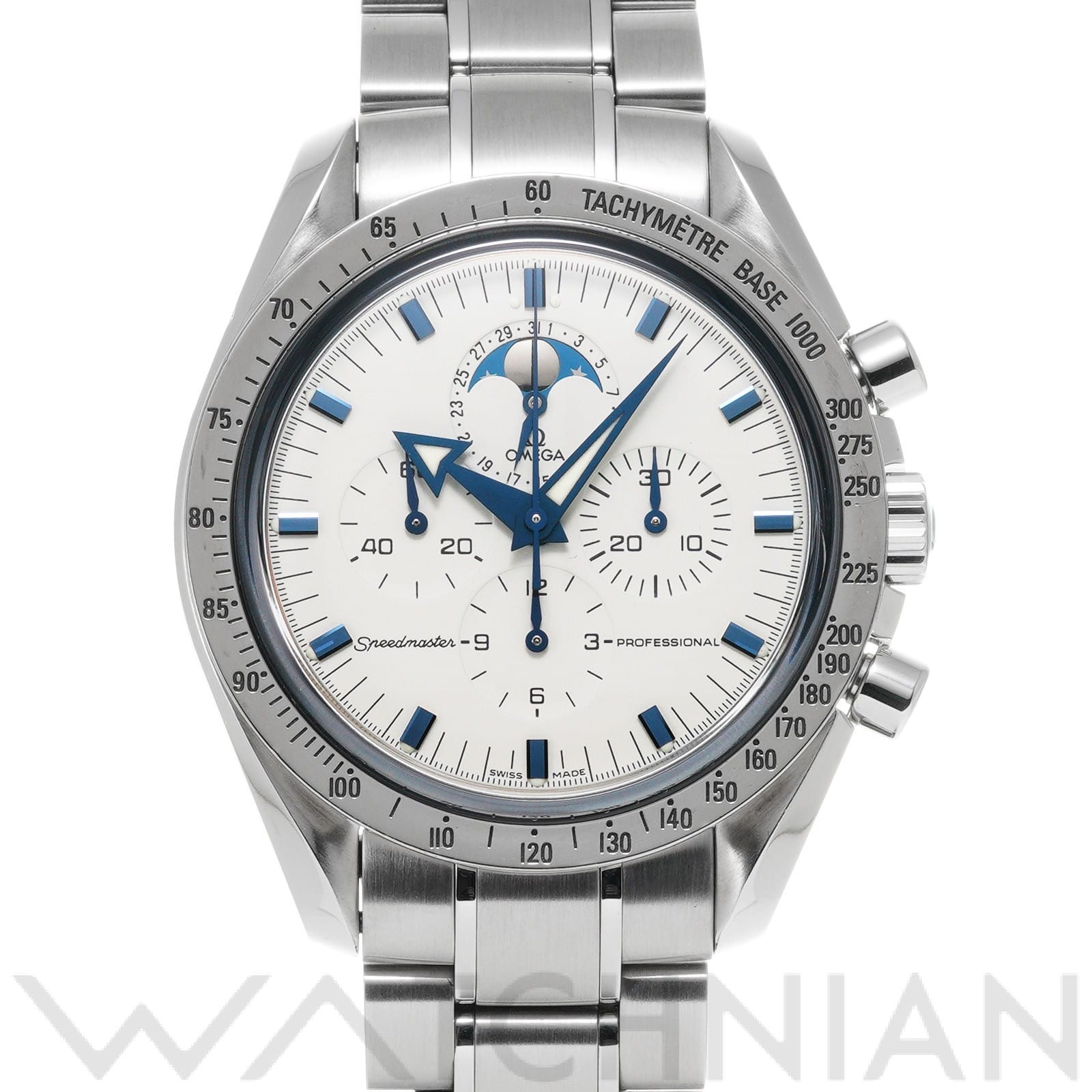 オメガ / OMEGA スピードマスター ムーンウォッチ プロフェッショナル ムーンフェイズ 3575.20 ホワイト メンズ 時計 【中古】【wristwatch】