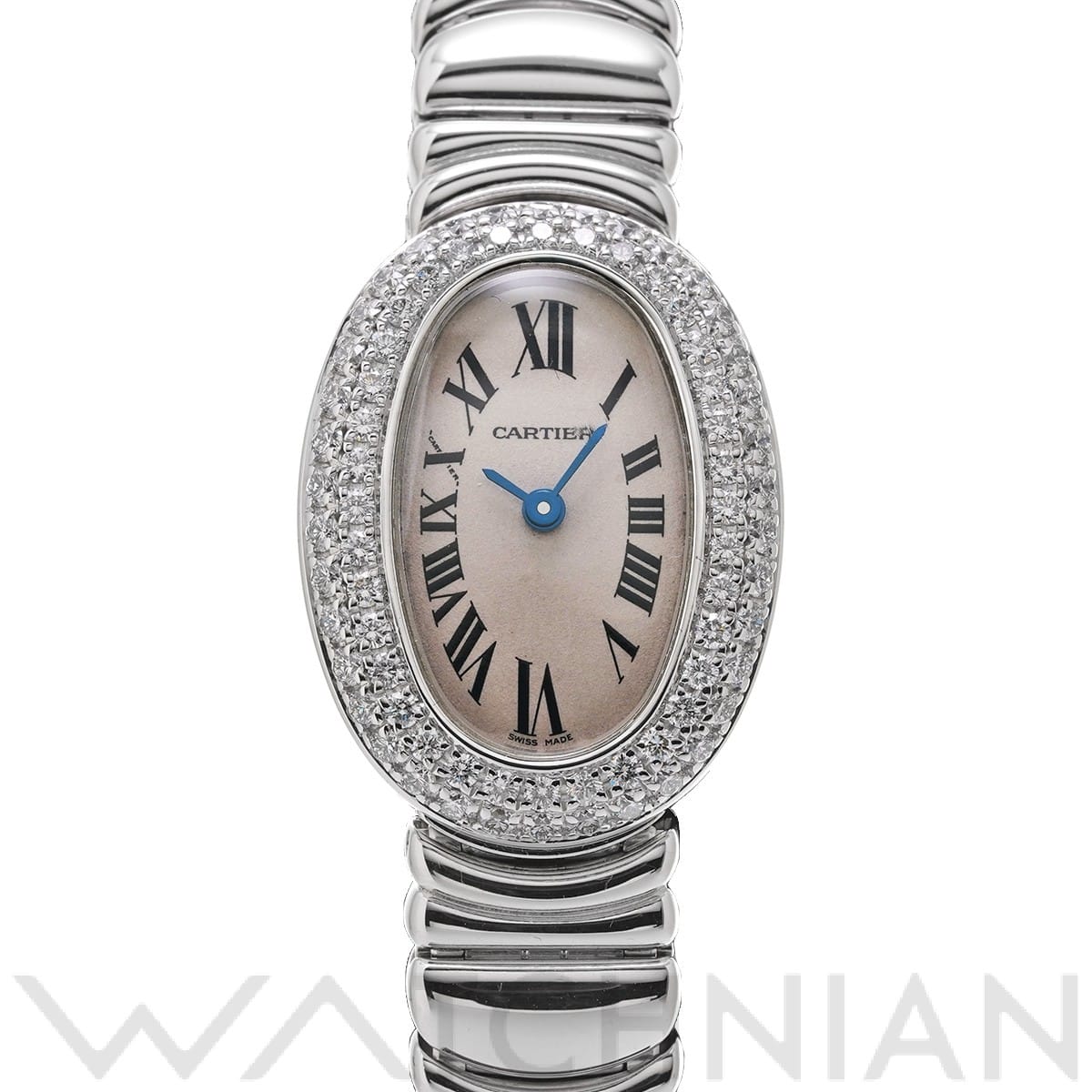 カルティエ ミニ ベニュワール WB5095L2 シルバー レディース 時計 【中古】【wristwatch】