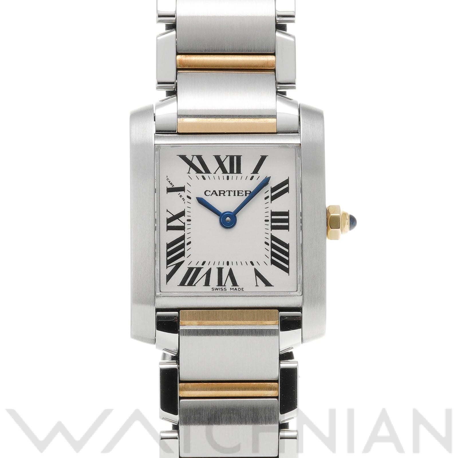 カルティエ / CARTIER タンク フランセーズ SM W51007Q4 シルバー レディース 時計 【中古】【wristwatch】