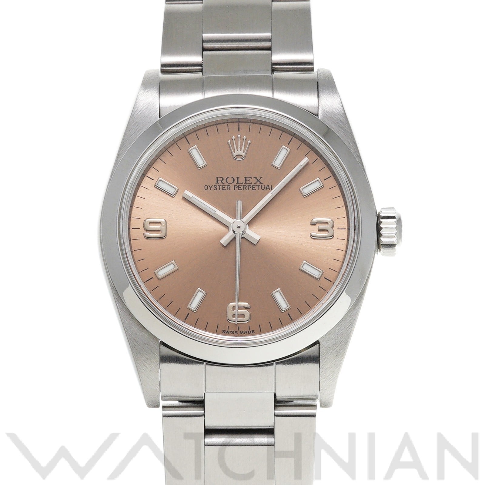 オイスターパーペチュアル 77080 K番(2001年頃製造) ピンク ロレックス ROLEX ユニセックス 【中古】