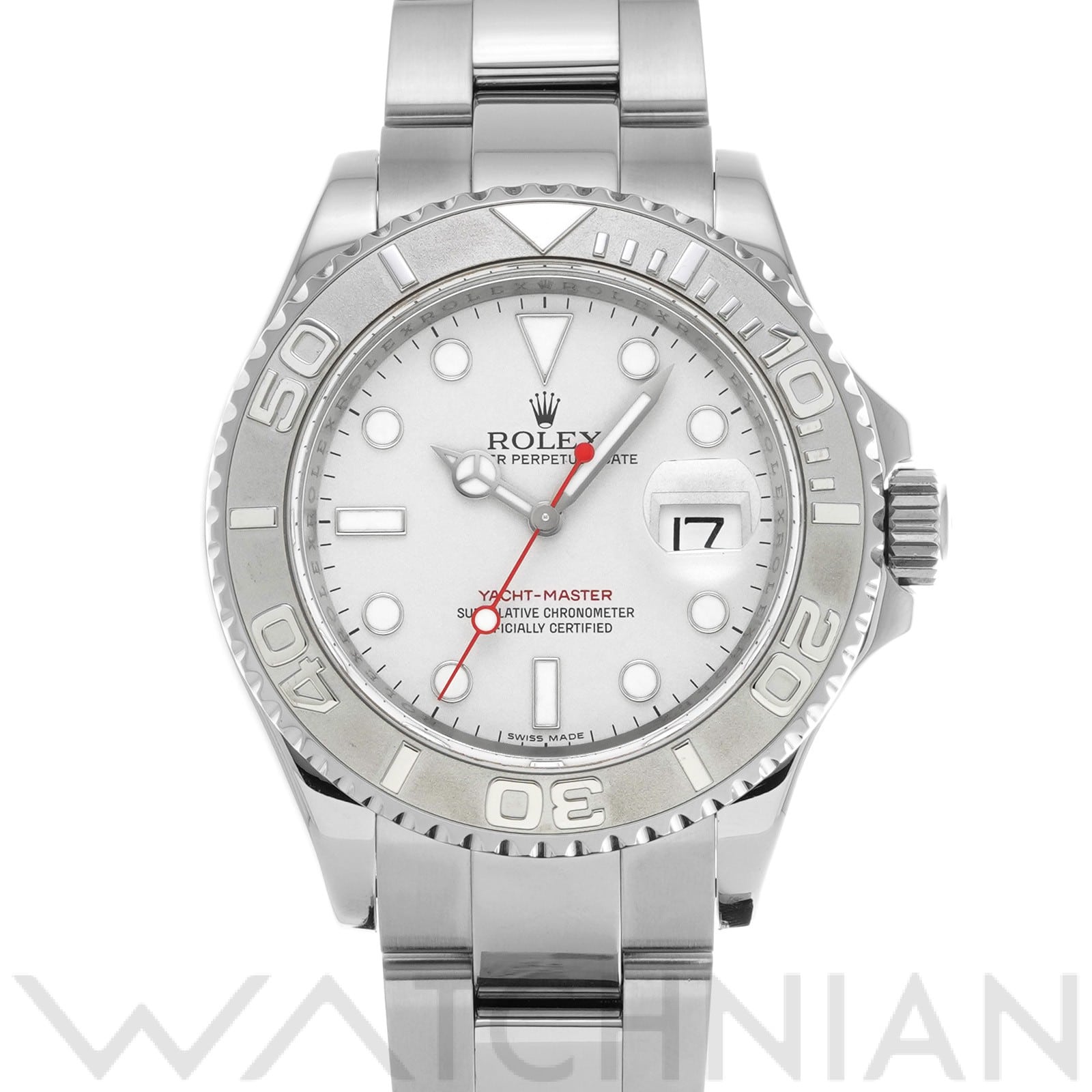 ヨットマスター ロレジウム 16622 V番(2009年頃製造) グレー ロレックス ROLEX メンズ 【中古】