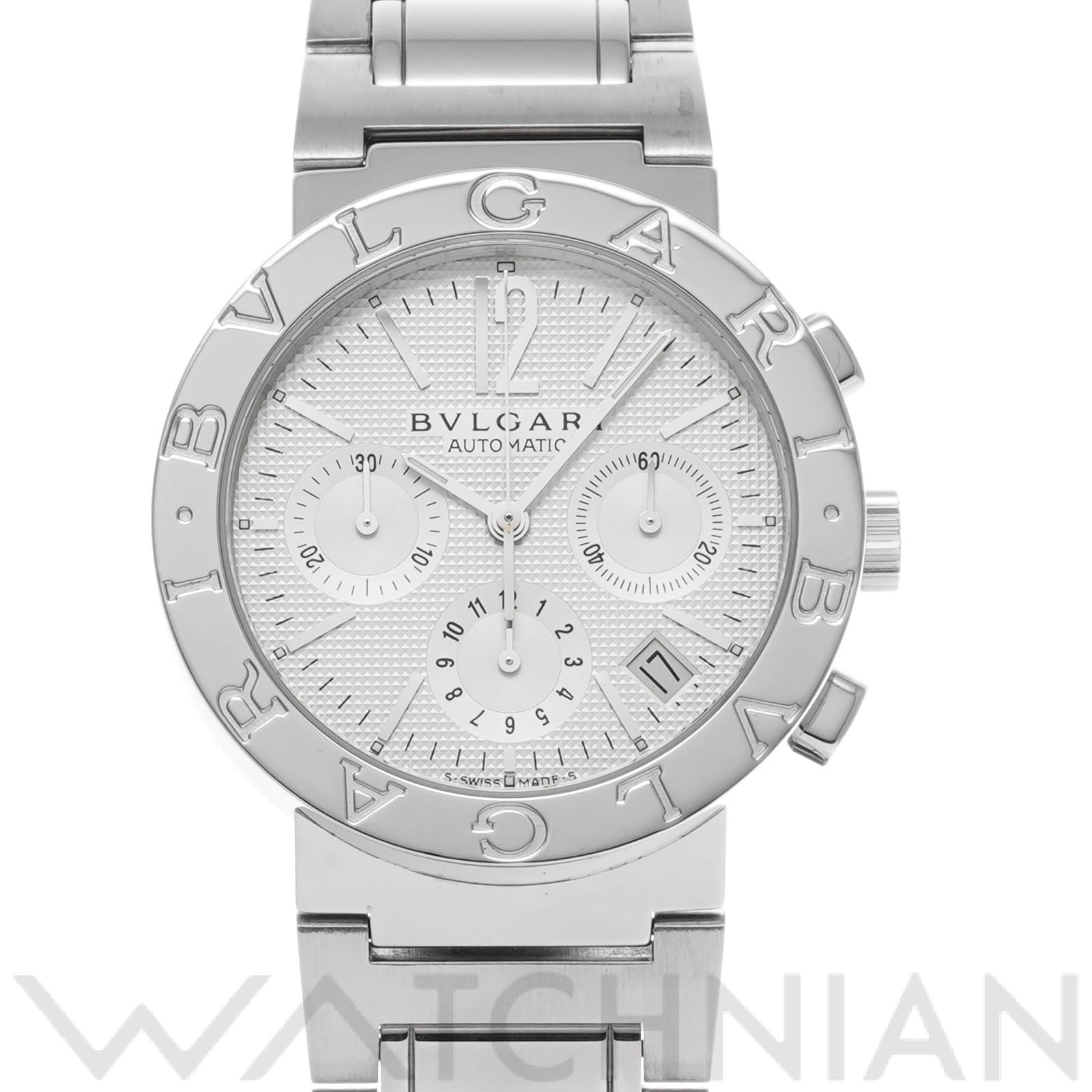 ブルガリ / BVLGARI ブルガリブルガリ クロノグラフ BB38SSCH シルバー メンズ 時計 【中古】【wristwatch】