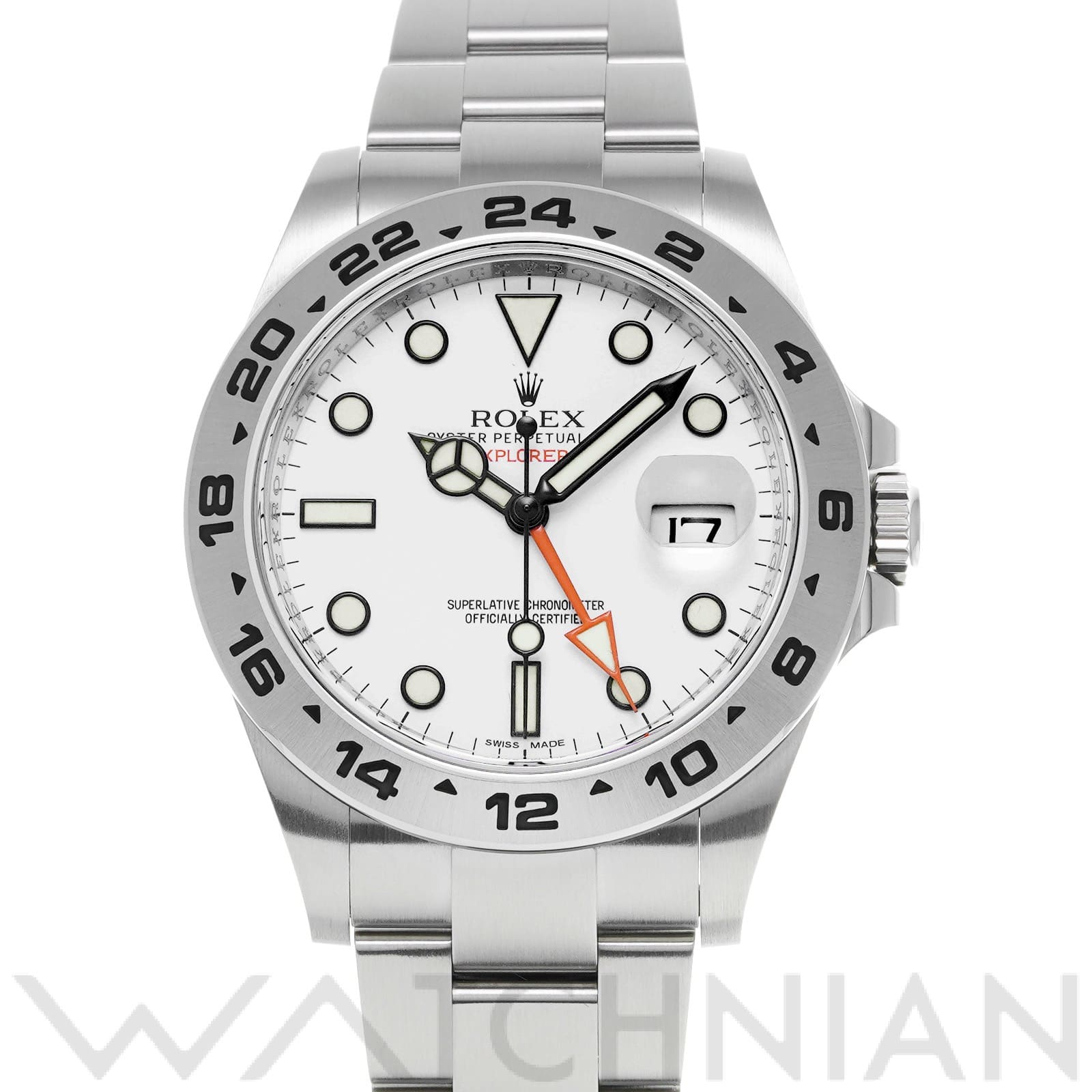 ロレックス エクスプローラーII 216570 ホワイト メンズ 時計 【中古】【wristwatch】