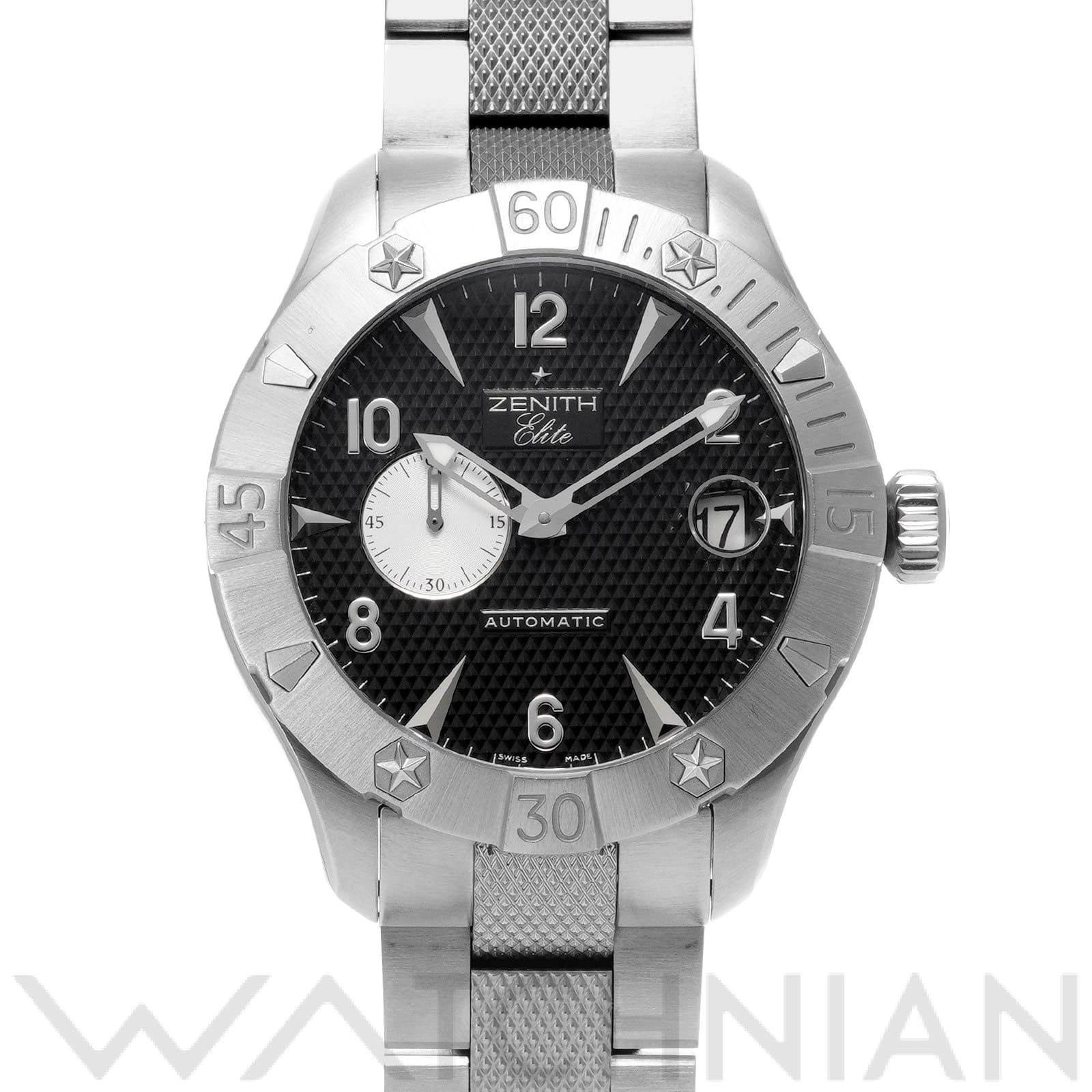 ゼニス / ZENITH デファイ クラシック エリート 03.0516.680/21.M516 ブラック/シルバー メンズ 時計 【中古】【wristwatch】