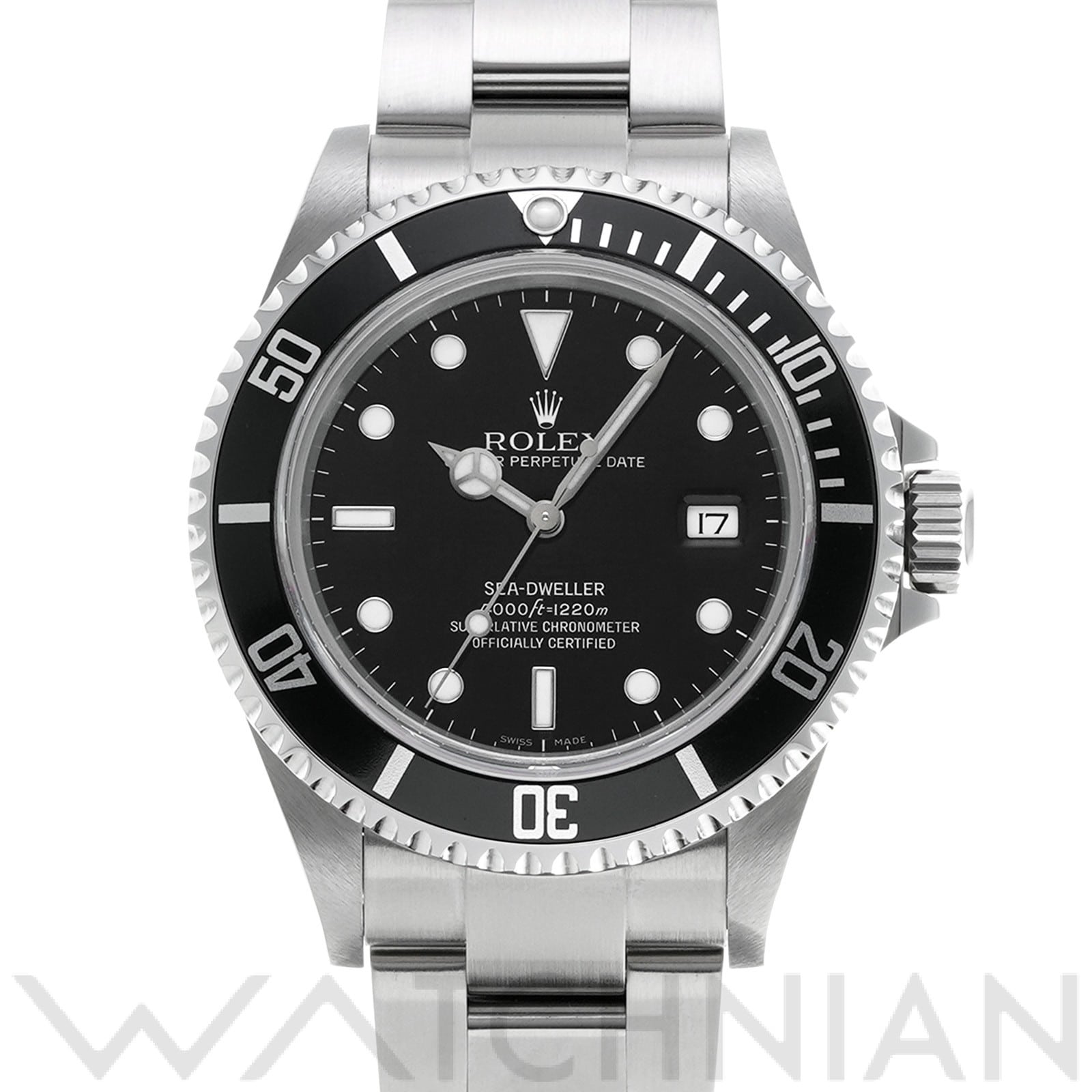 ロレックス シードゥエラー 16600 ブラック メンズ 時計 【中古】【wristwatch】