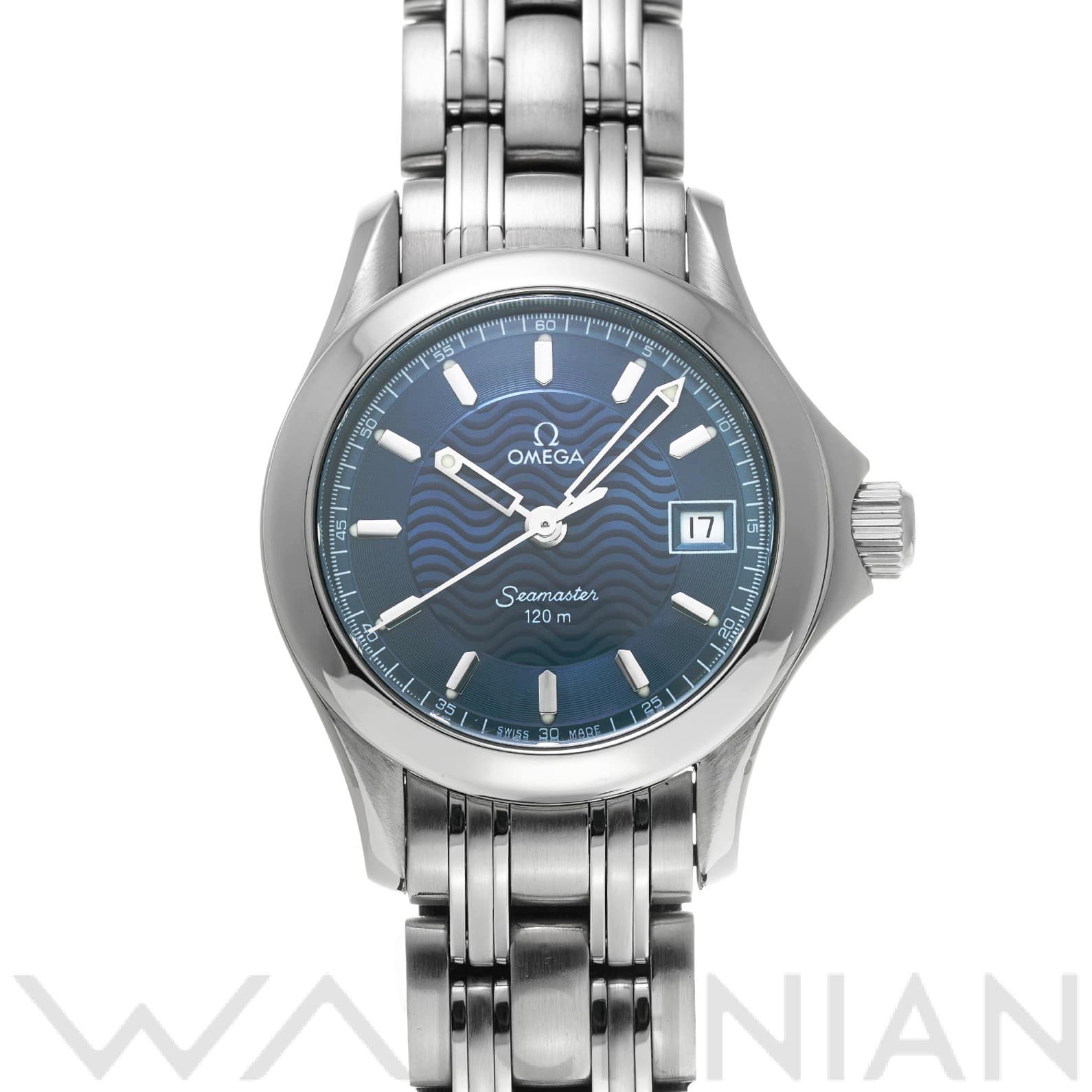オメガ / OMEGA シーマスター 120 クォーツ 2581.81 ブルー レディース 時計 【中古】【wristwatch】