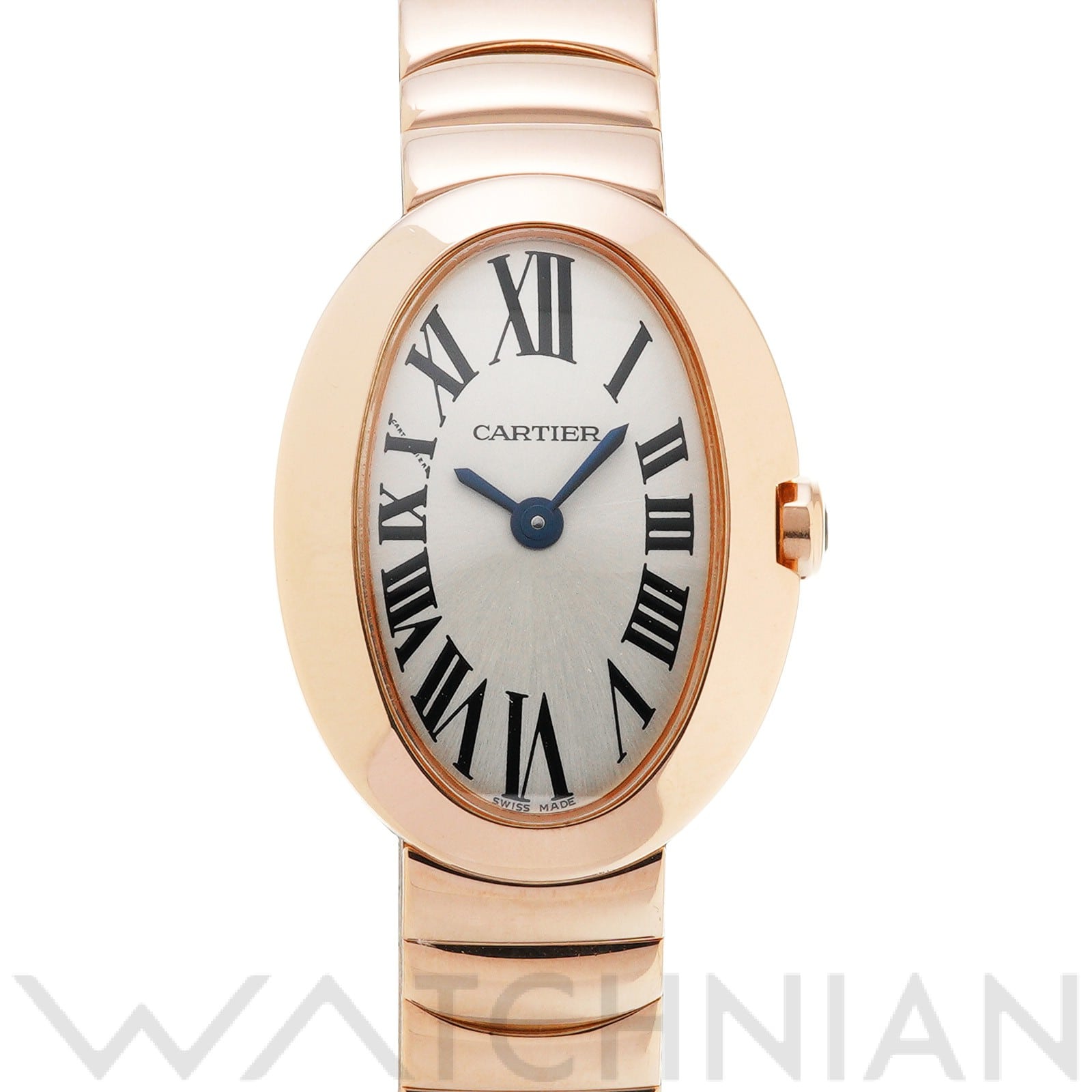 カルティエ ミニ ベニュワール W8000015 シルバー レディース 時計 【中古】【wristwatch】