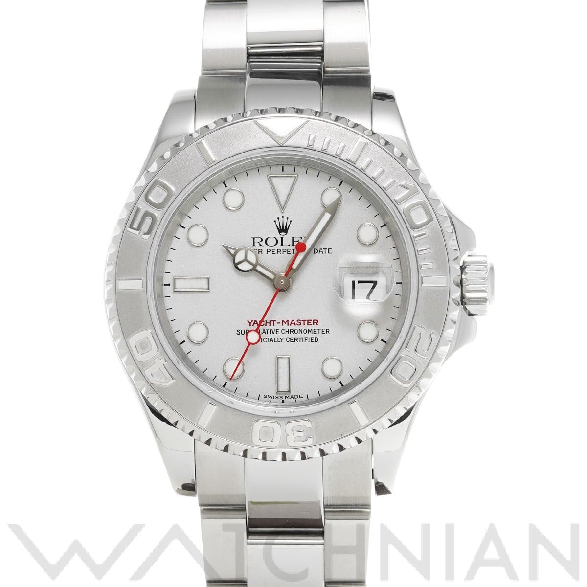 ヨットマスター ロレジウム 16622 Y番(2003年頃製造) グレー ロレックス ROLEX メンズ 【中古】