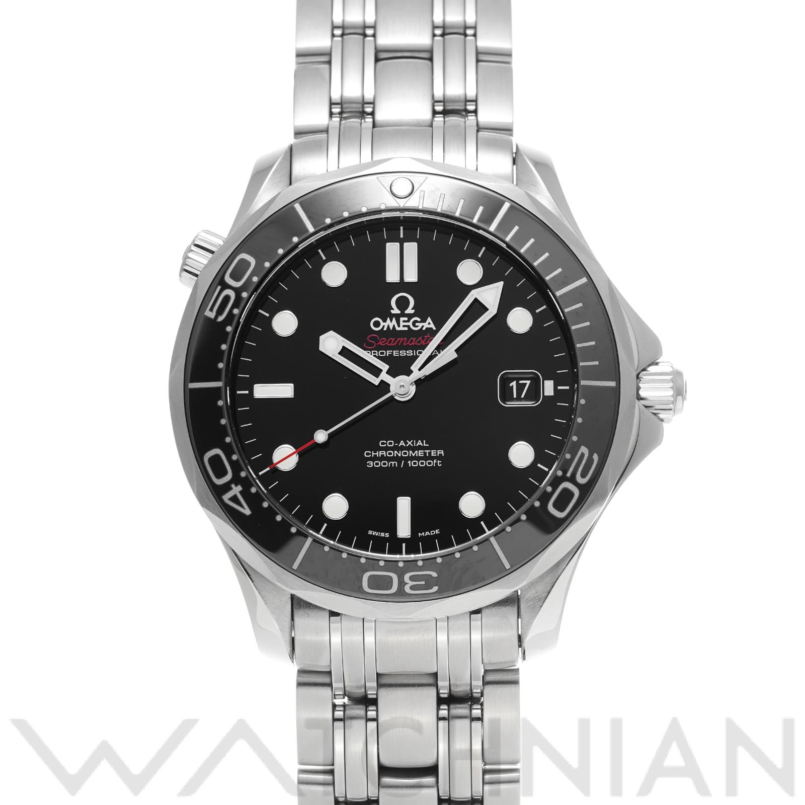 オメガ / OMEGA シーマスター ダイバー300 コーアクシャル 212.30.41.20.01.003 ブラック メンズ 時計 【中古】【wristwatch】