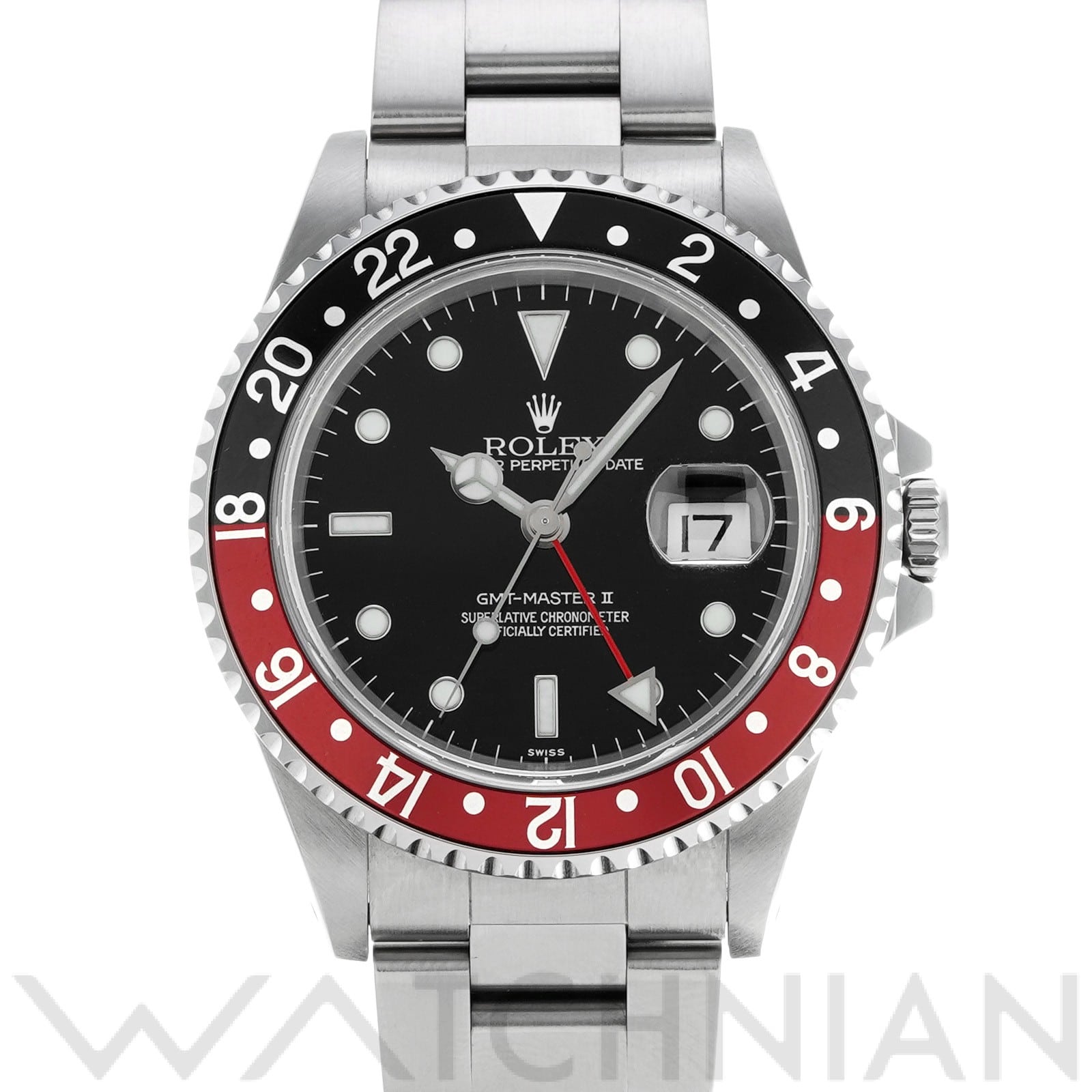 ロレックス GMTマスターII 16710 ブラック メンズ 時計 【中古】【wristwatch】