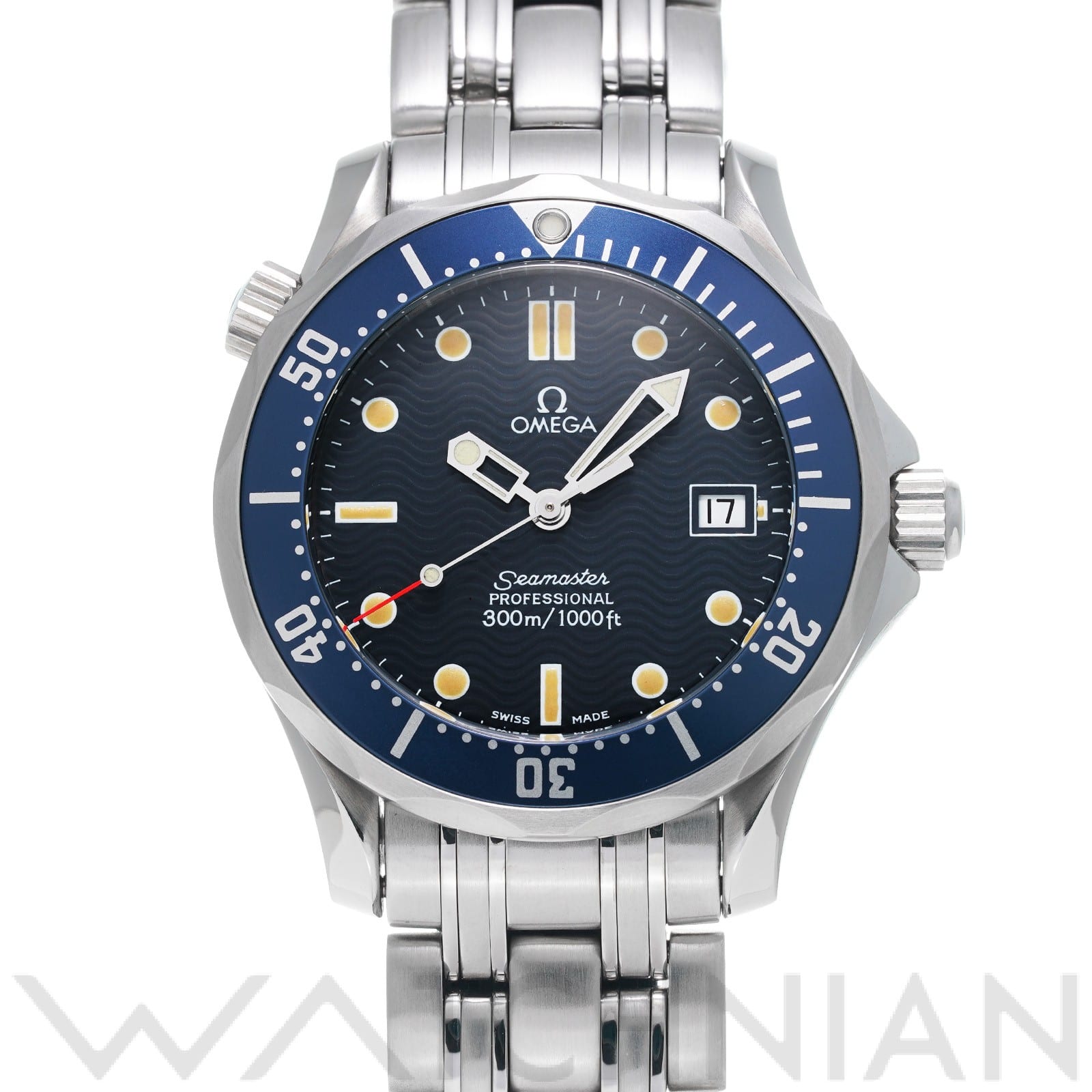 オメガ / OMEGA シーマスター 300 ミッドサイズ 2561.80 ブルー メンズ 時計 【中古】【wristwatch】