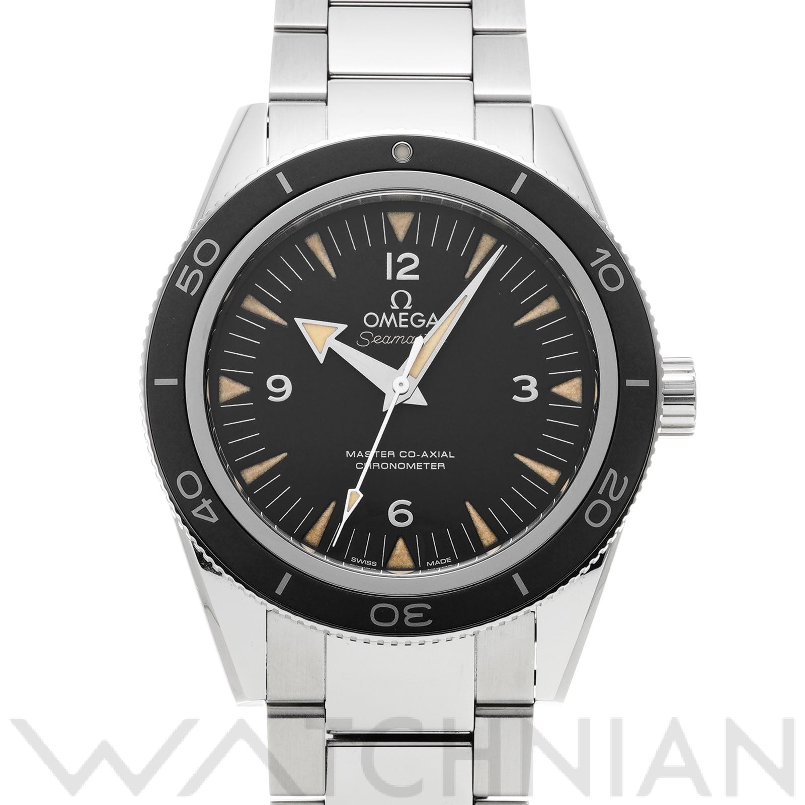 オメガ / OMEGA シーマスター 300 マスターコーアクシャル 233.30.41.21.01.001 ブラック メンズ 時計 【中古】【wristwatch】