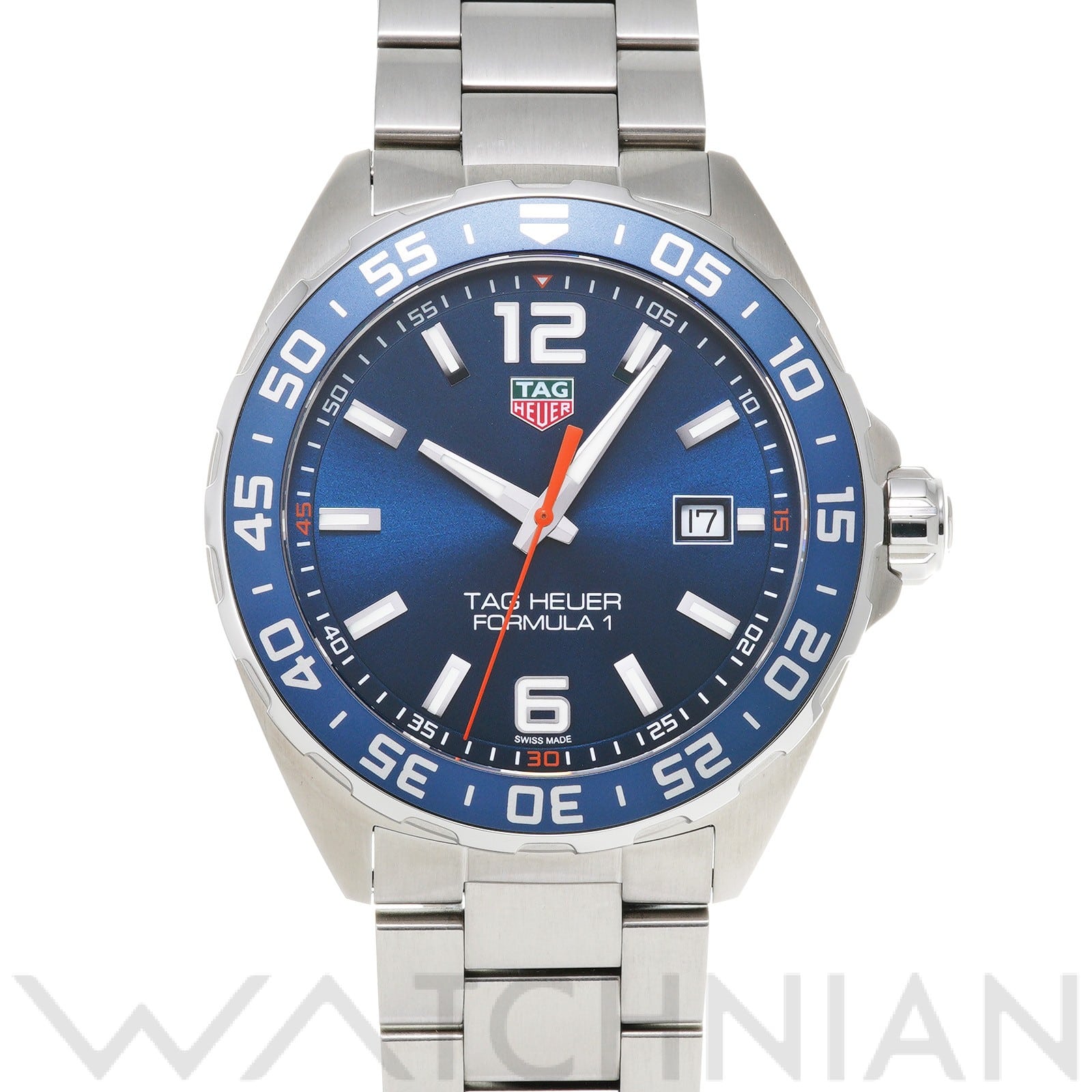 タグ ホイヤー / TAG HEUER フォーミュラ1 クォーツ WAZ1010.BA0842 ブルー メンズ 時計 【中古】【wristwatch】
