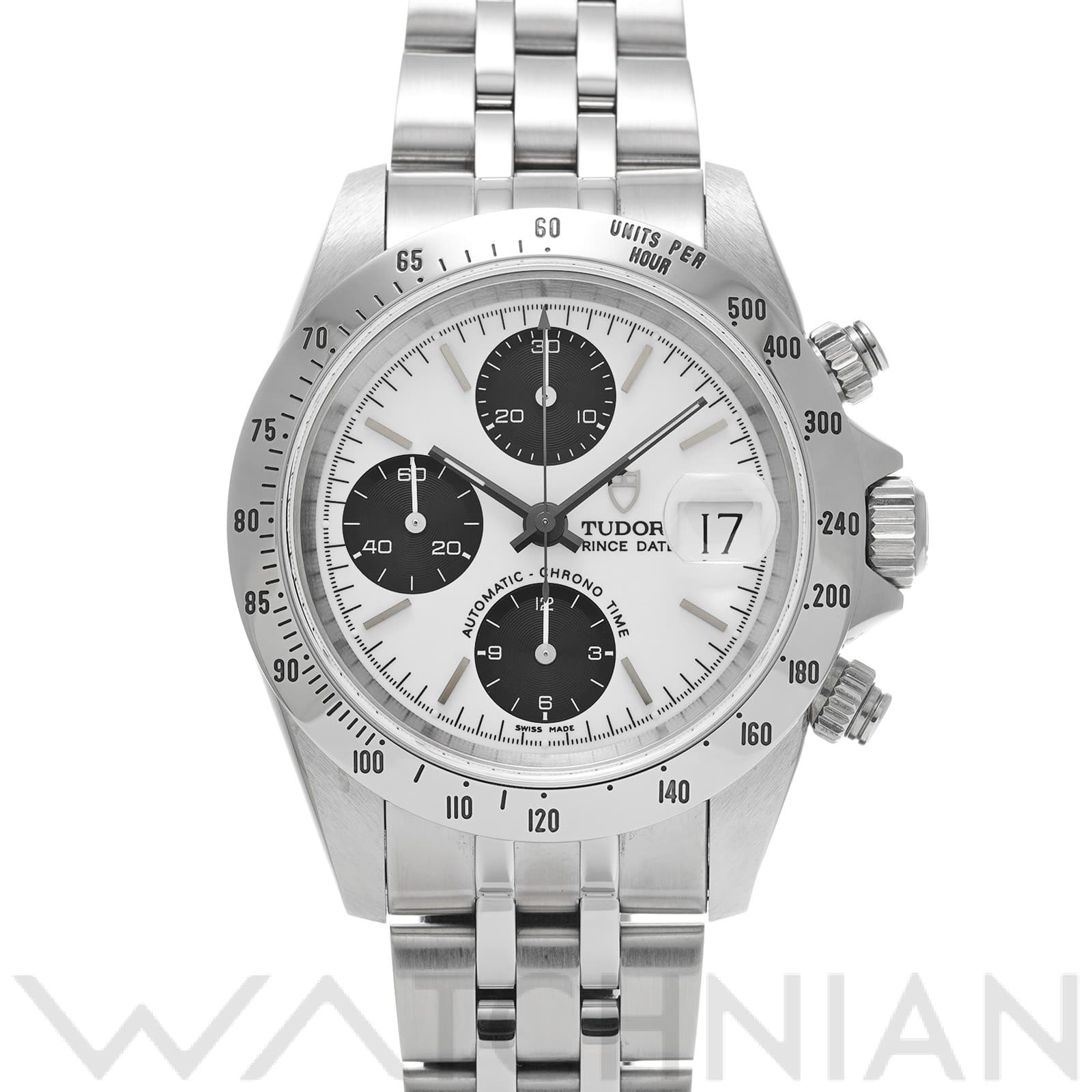 チューダー / チュードル / TUDOR クロノタイム タイガー 79280 ホワイト/ブラック メンズ 時計 【中古】【wristwatch】