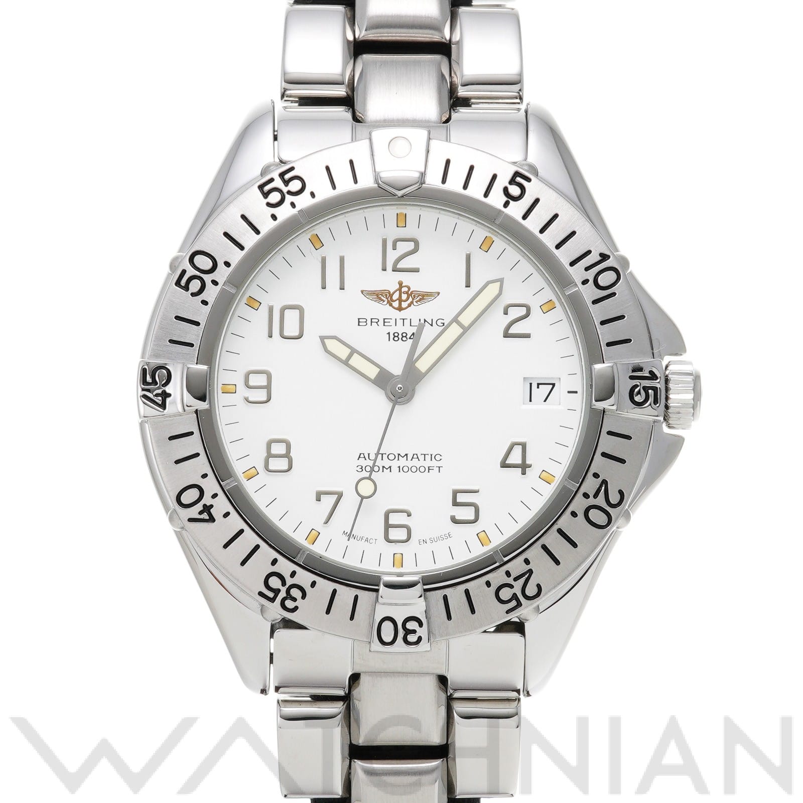 ブライトリング / BREITLING コルト オートマティック A173A40PFA ホワイト メンズ 時計 【中古】【wristwatch】