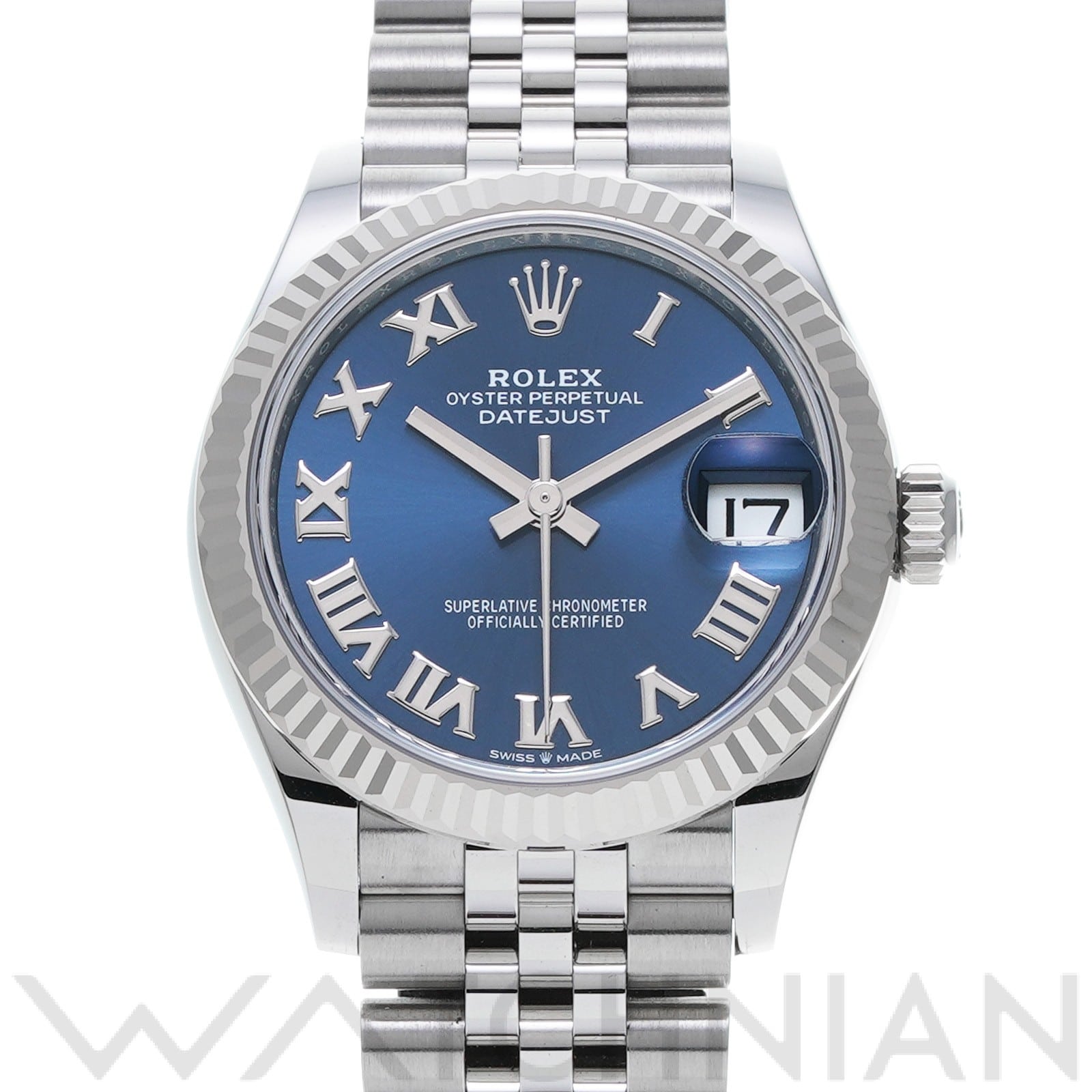 ロレックス / ROLEX デイトジャスト 31 278274 ブライトブルー ユニセックス 時計 【中古】【wristwatch】