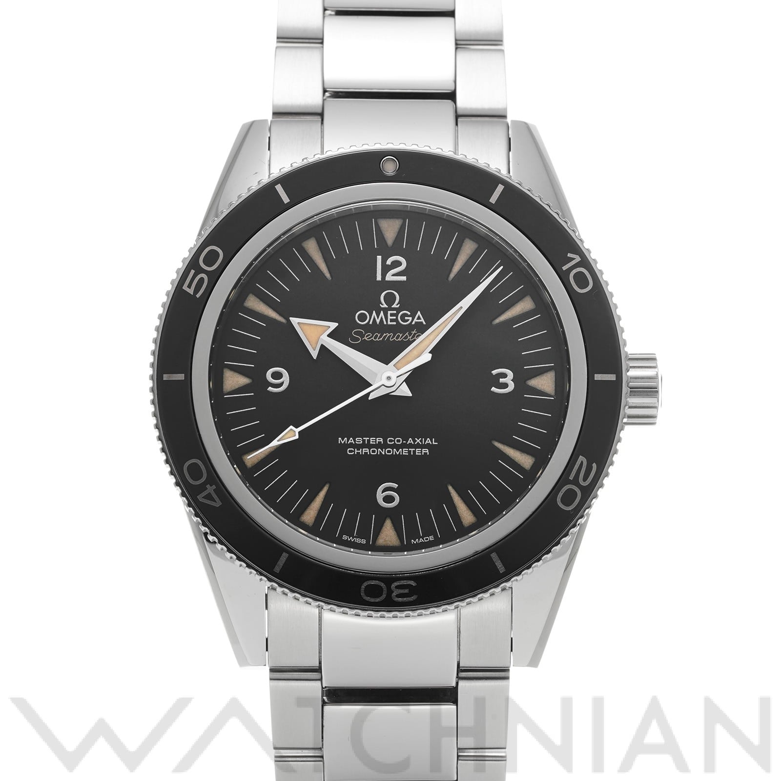 オメガ / OMEGA シーマスター 300 マスターコーアクシャル 233.30.41.21.01.001 ブラック メンズ 時計 【中古】【wristwatch】