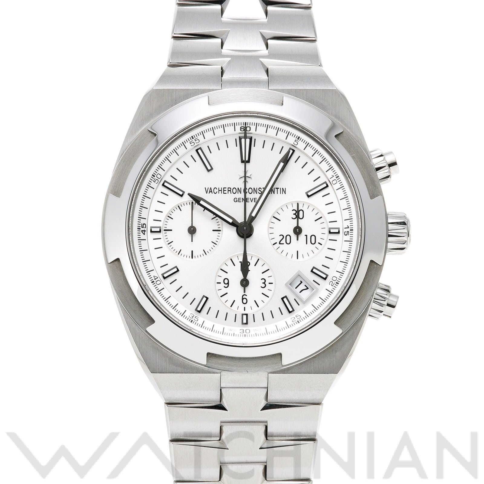 ヴァシュロン コンスタンタン オーバーシーズ クロノグラフ 5500V/110A-B075 シルバー メンズ 時計 【中古】【wristwatch】