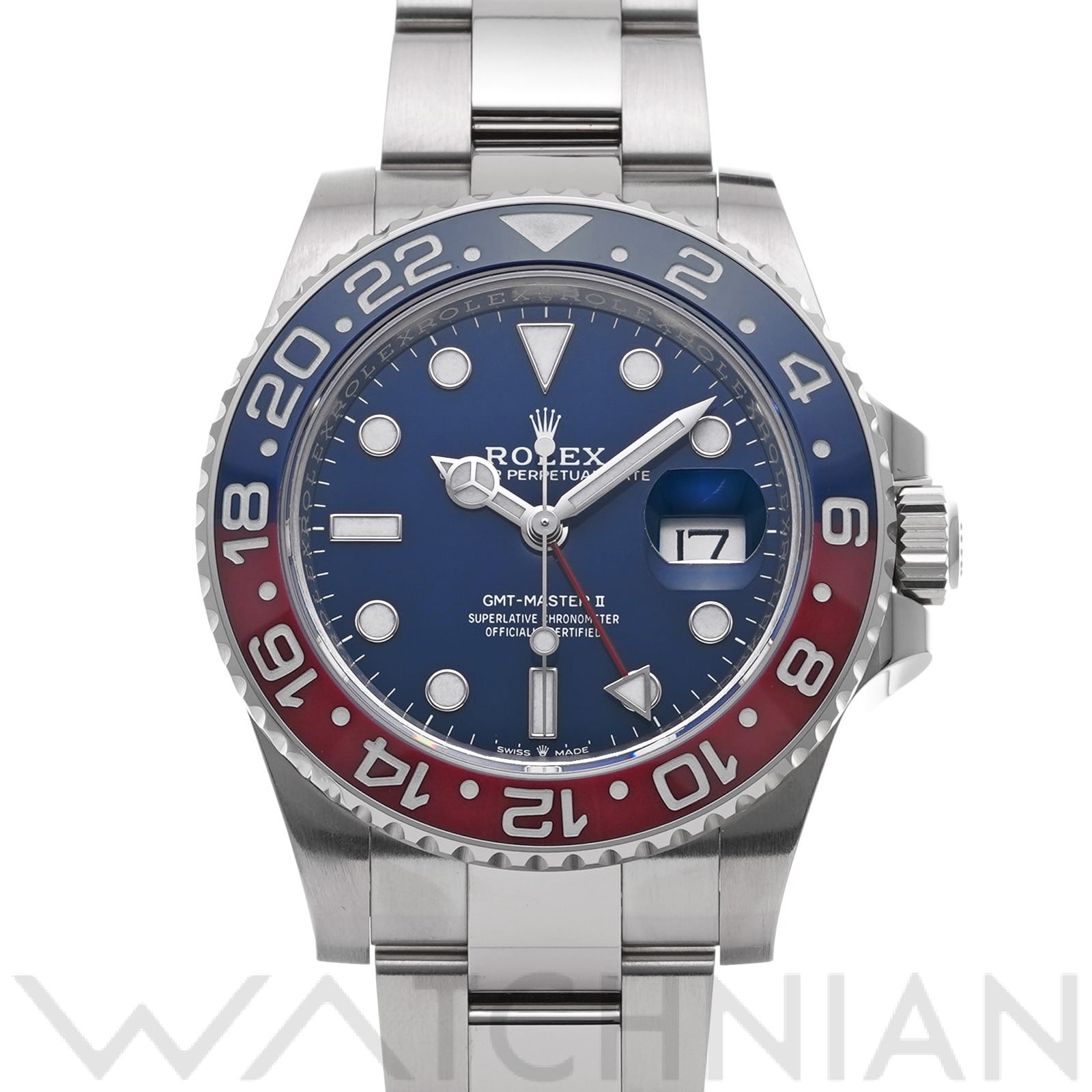 GMTマスターII 126719BLRO ランダムシリアル ミッドナイトブルー ロレックス ROLEX メンズ 【中古】