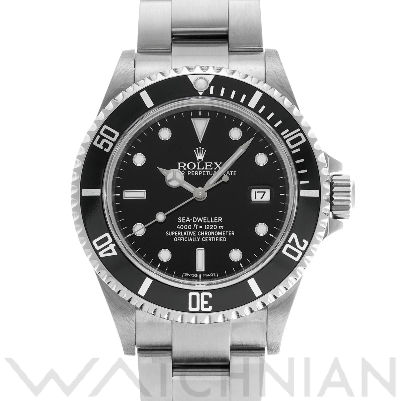 ロレックス シードゥエラー 16600 ブラック メンズ 時計 【中古】【wristwatch】